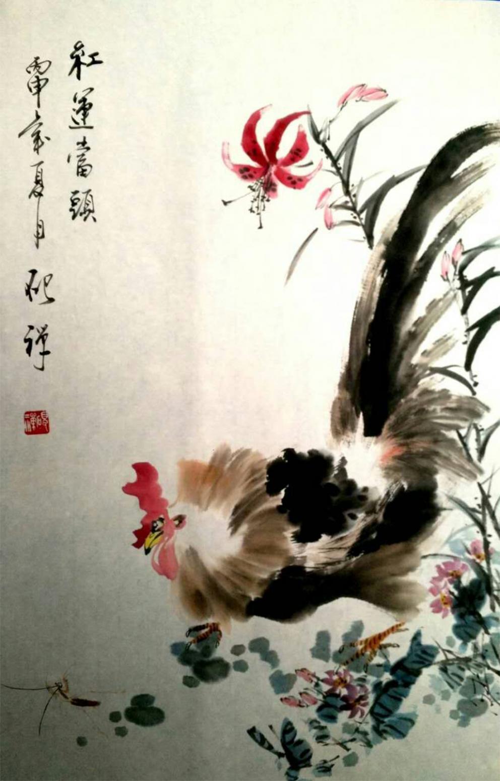 張清永國畫作品《【鴻運當(dāng)頭】作者張清永》【圖0】