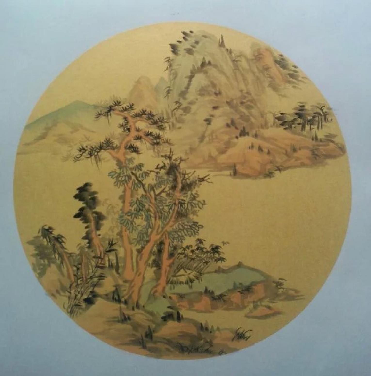 聞超國畫作品《【山水2】作者聞超》【圖0】