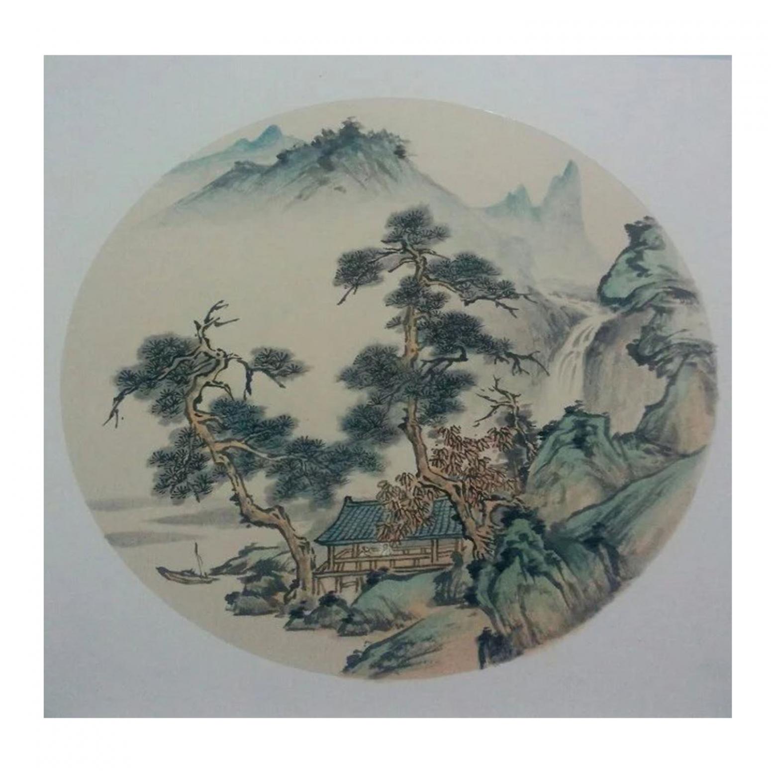 聞超國畫作品《【山水3】作者聞超》