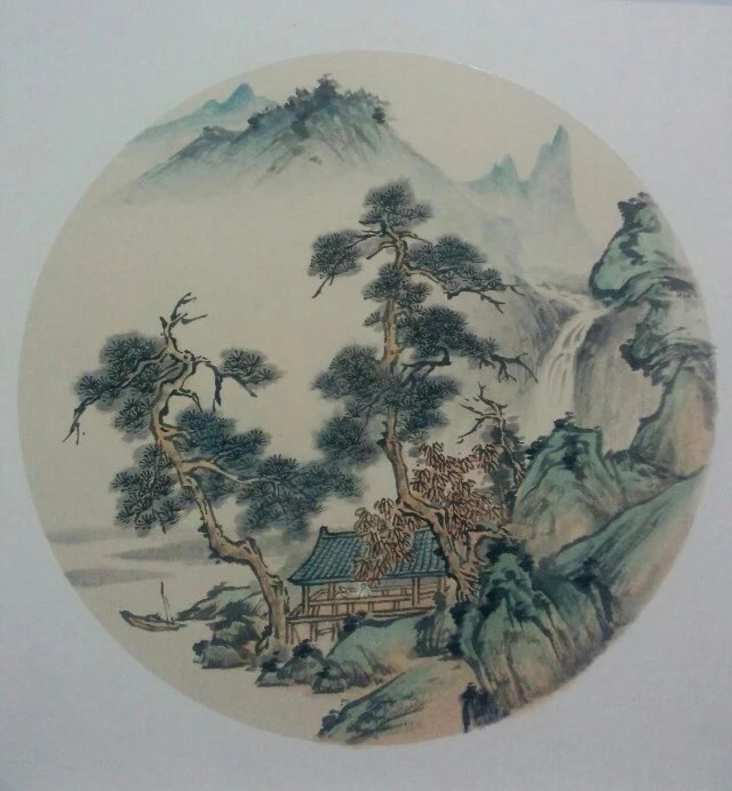 聞超國畫作品《【山水3】作者聞超》【圖0】