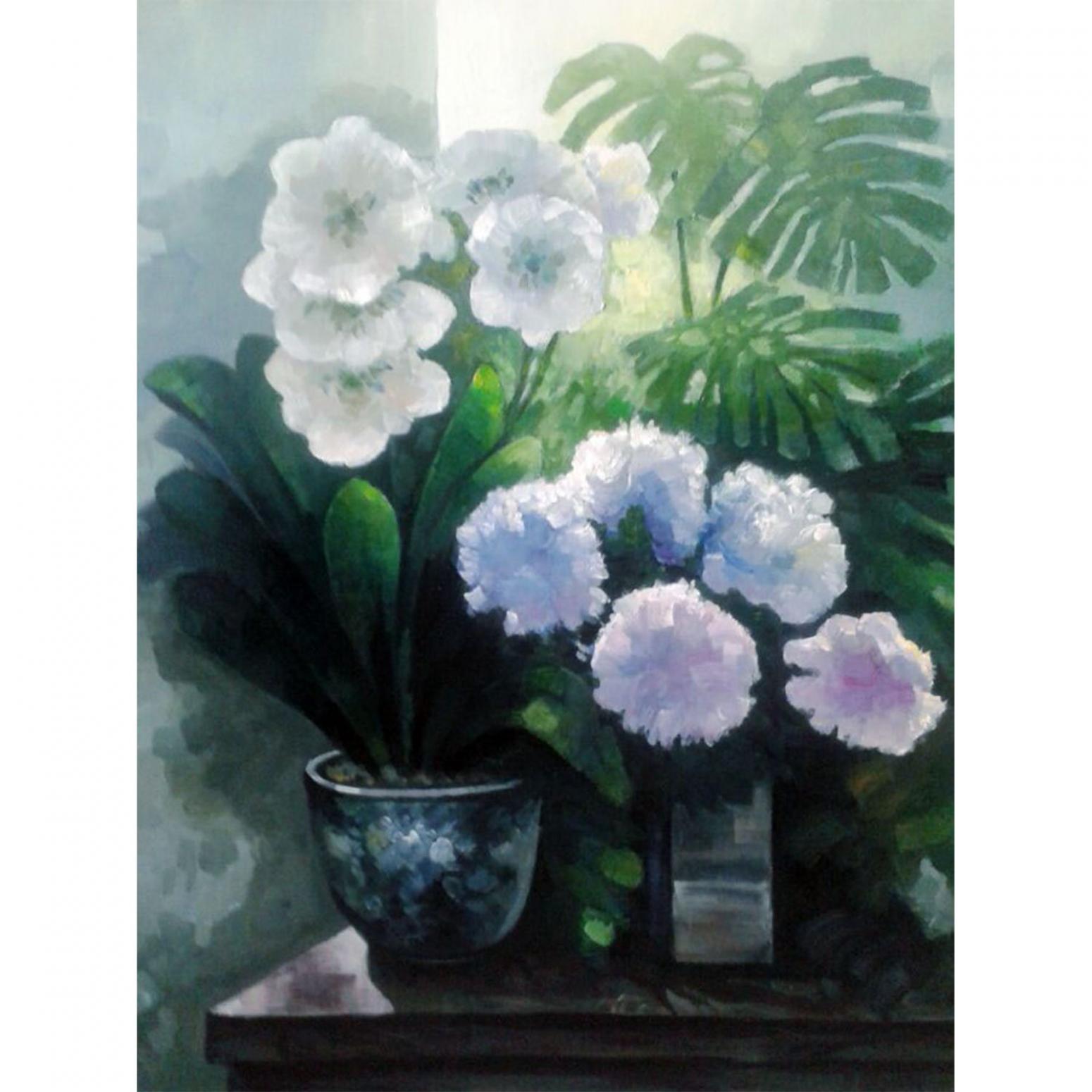 高劍峰油畫作品《【明媚早晨】作者高劍峰》
