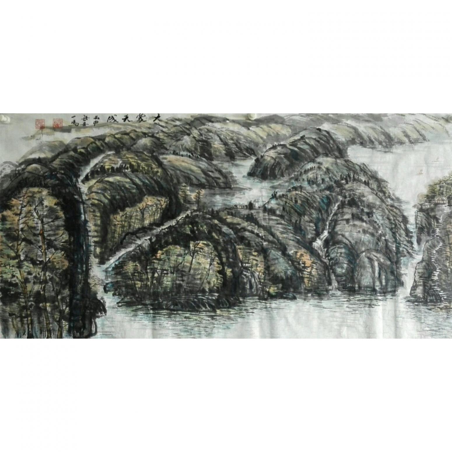 邵西安國(guó)畫(huà)作品《【大象天成】作者邵西安》