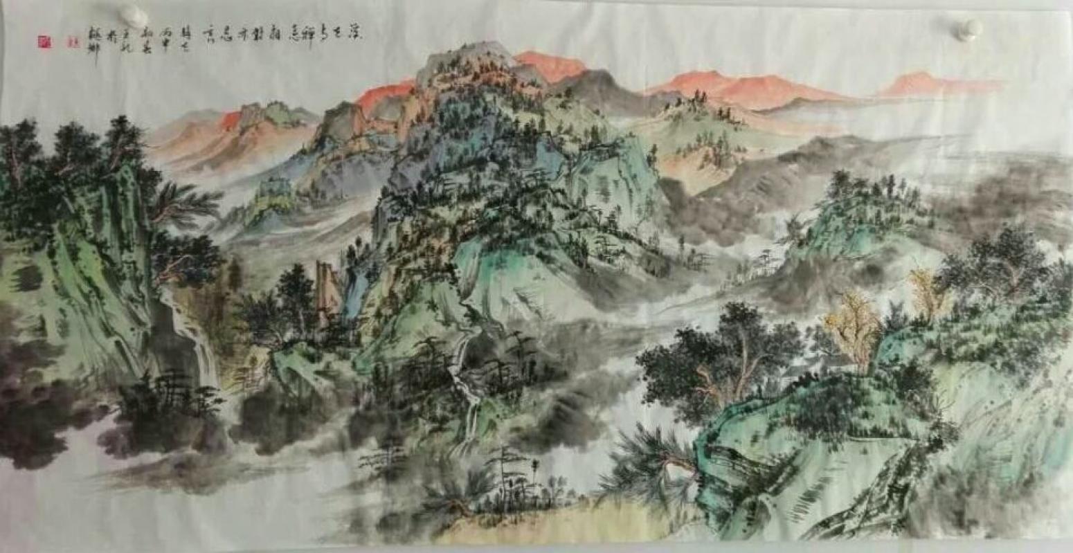 陳亞龍國(guó)畫作品《【山水7】作者陳亞龍》【圖0】