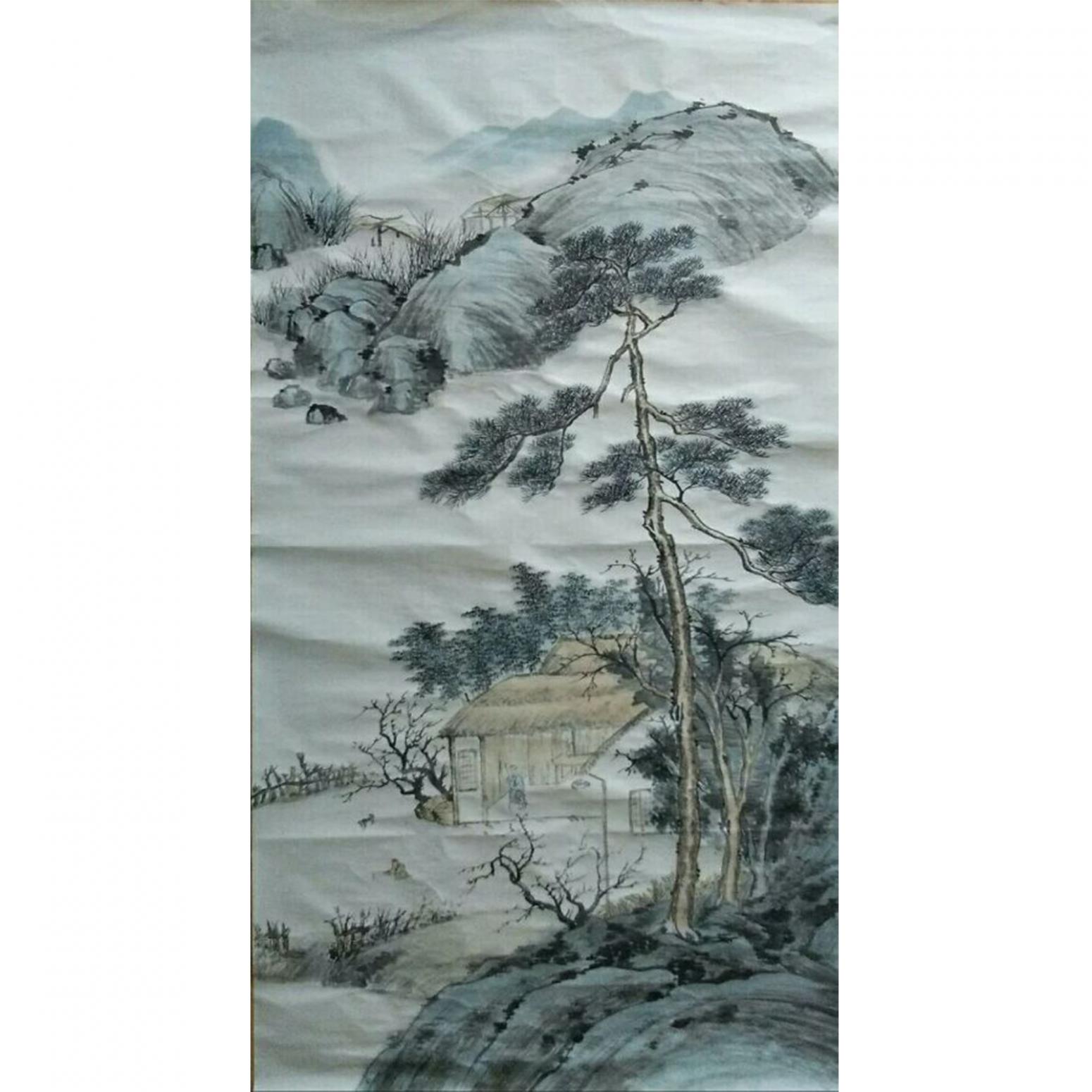 陳亞龍國(guó)畫(huà)作品《【山水9】作者陳亞龍》