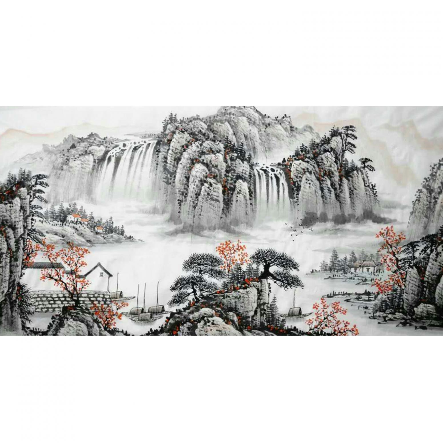 劉恒勝國畫作品《【山水12】作者劉恒勝》