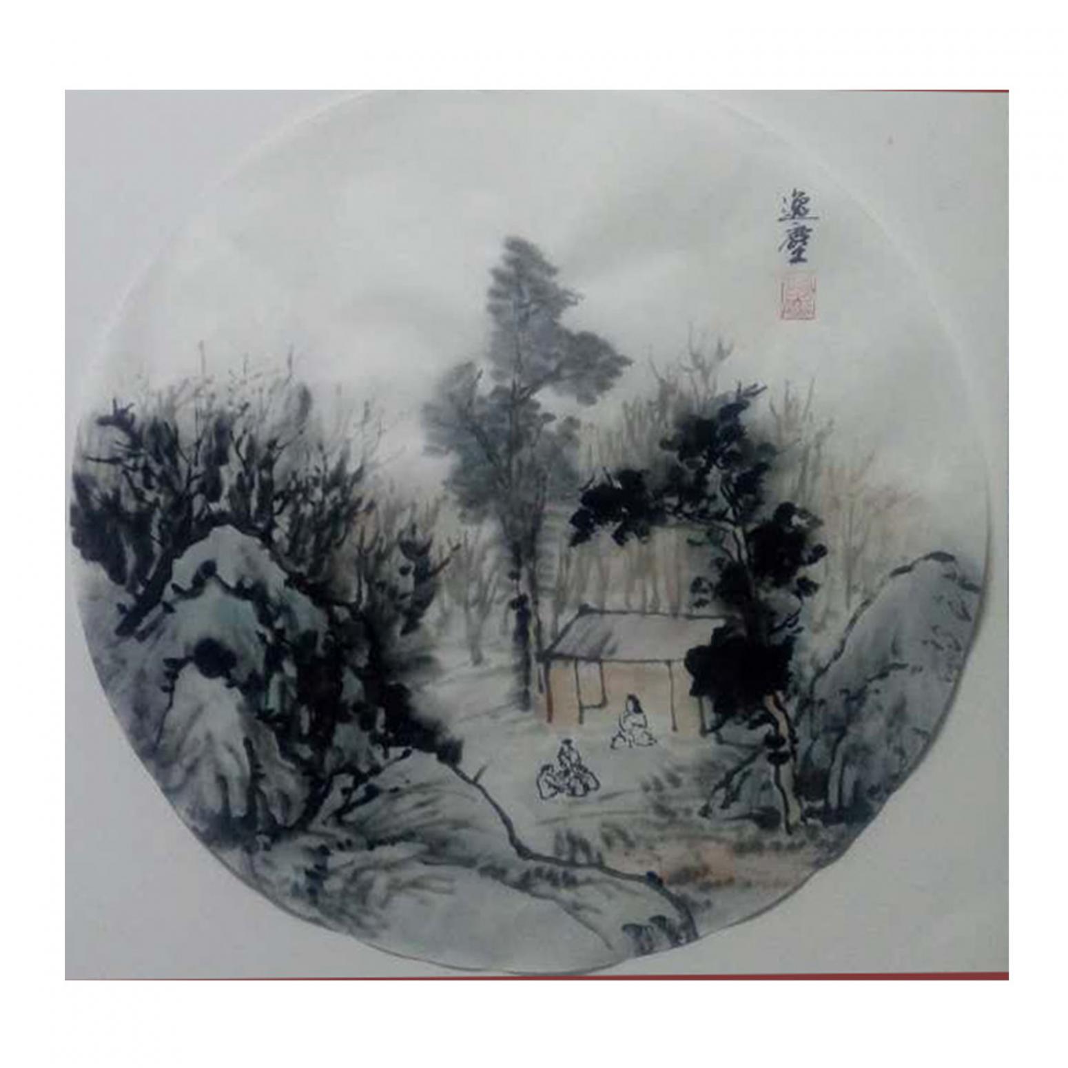 高勇利國(guó)畫(huà)作品《【歡聲笑語(yǔ)】作者高勇利》