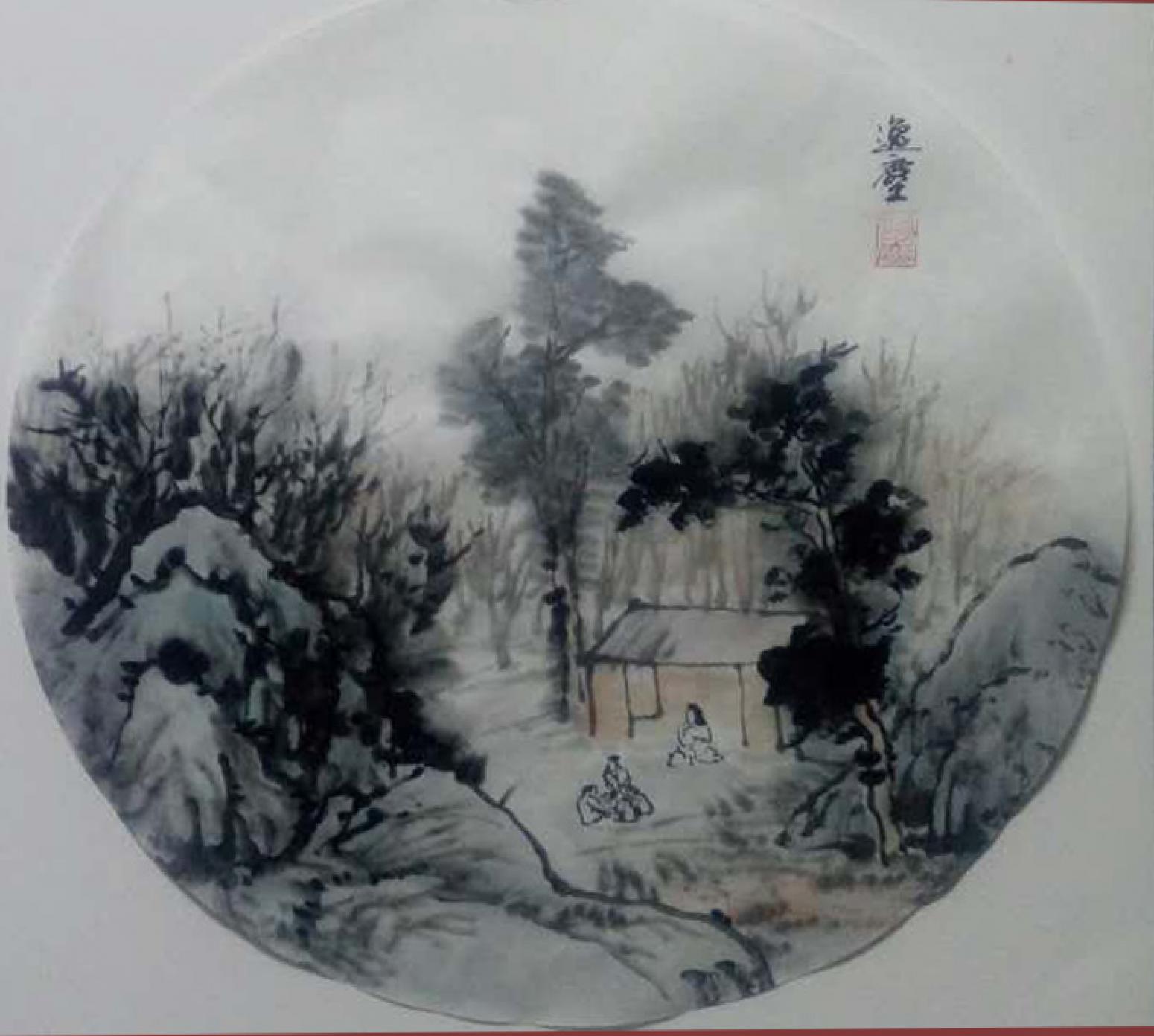 高勇利國(guó)畫(huà)作品《【歡聲笑語(yǔ)】作者高勇利》【圖0】