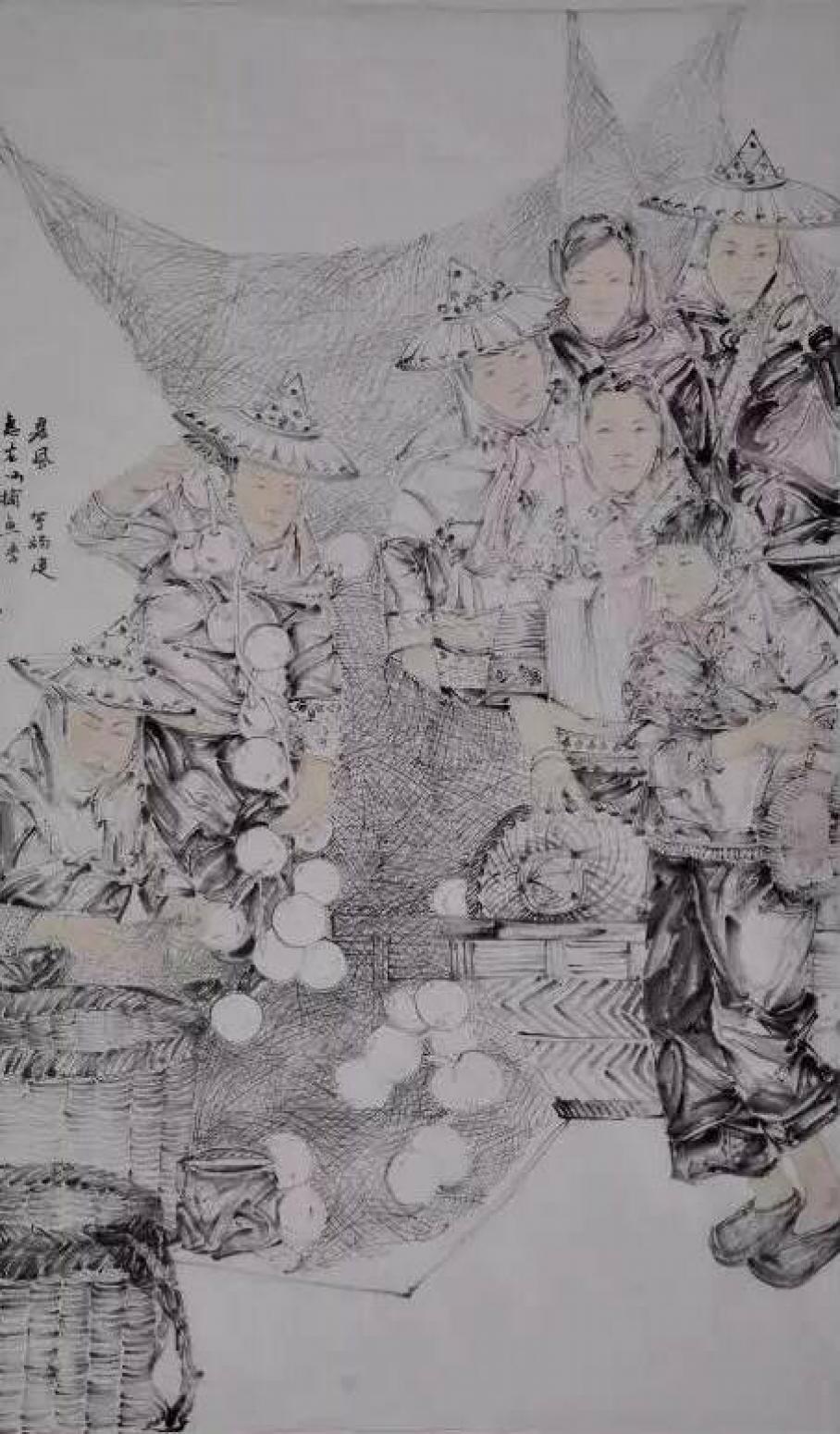 范云平國畫作品《【人物6】作者范云平》【圖0】