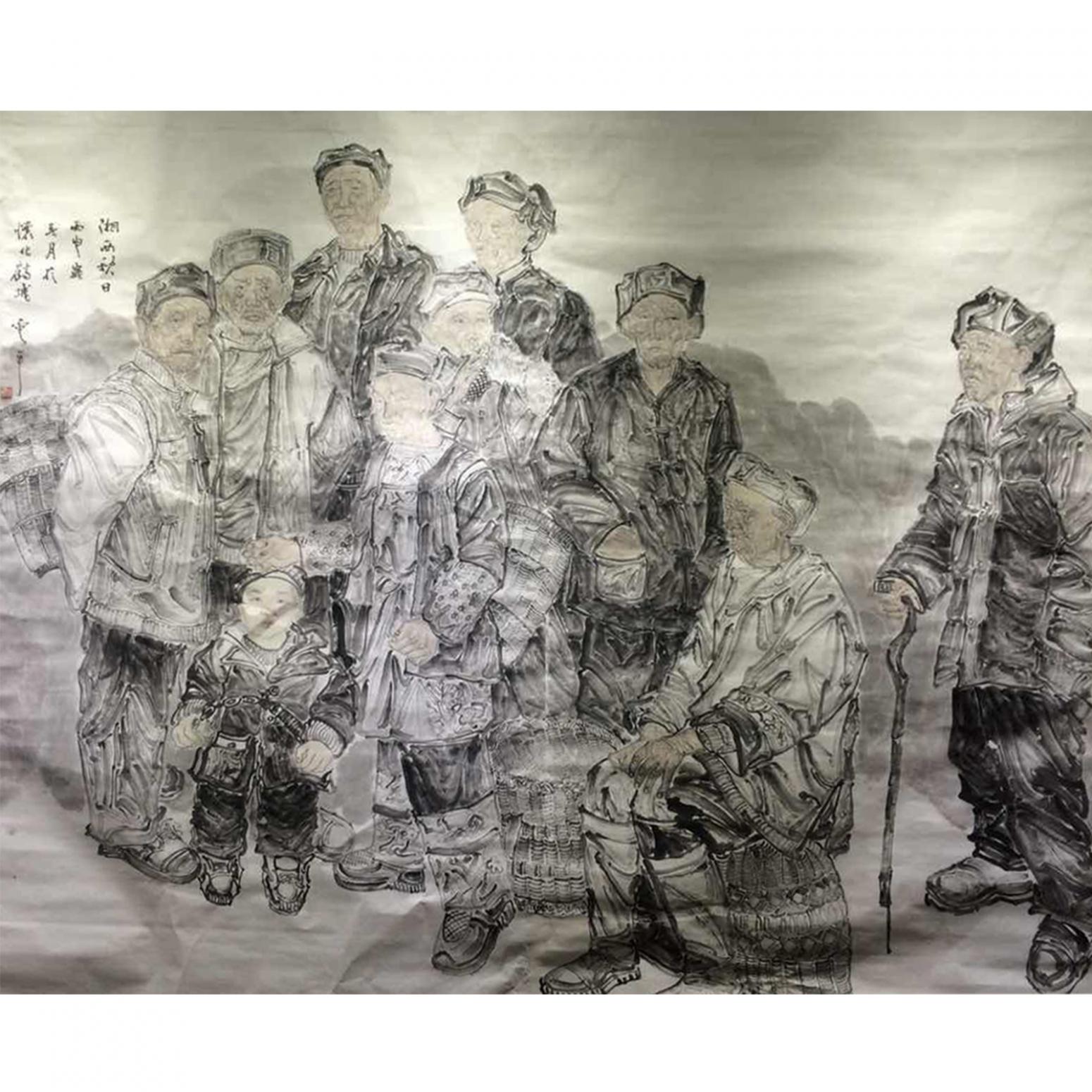 范云平國畫作品《【人物9】作者范云平》
