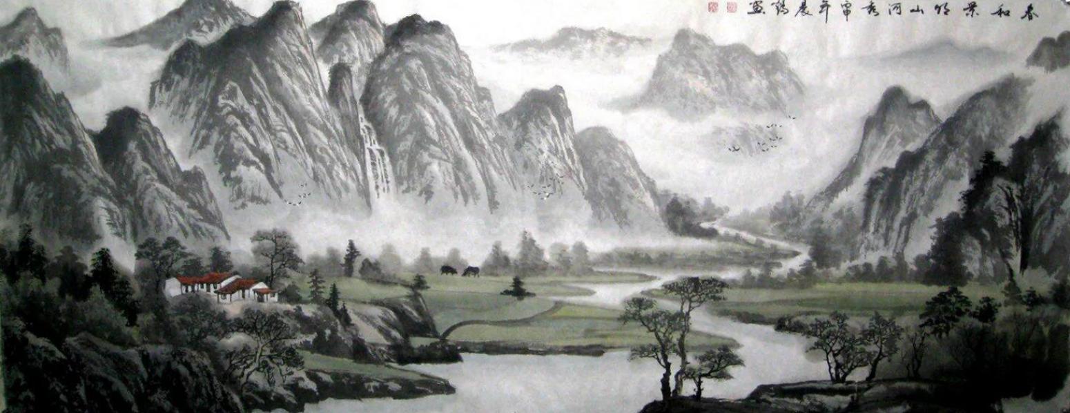 趙振科國畫作品《【山水2】作者趙振科》【圖0】