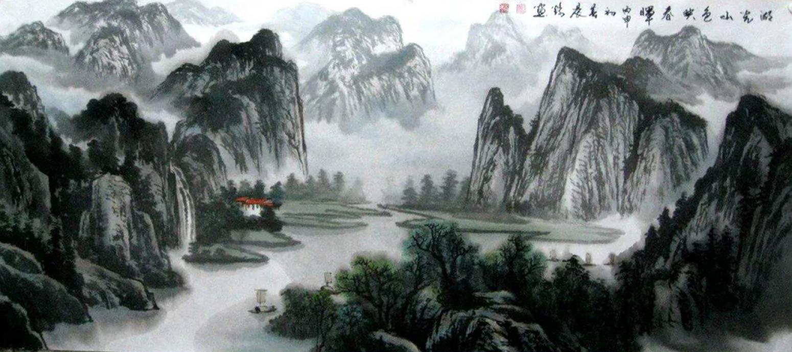 趙振科國(guó)畫(huà)作品《【山水3】作者趙振科》【圖0】