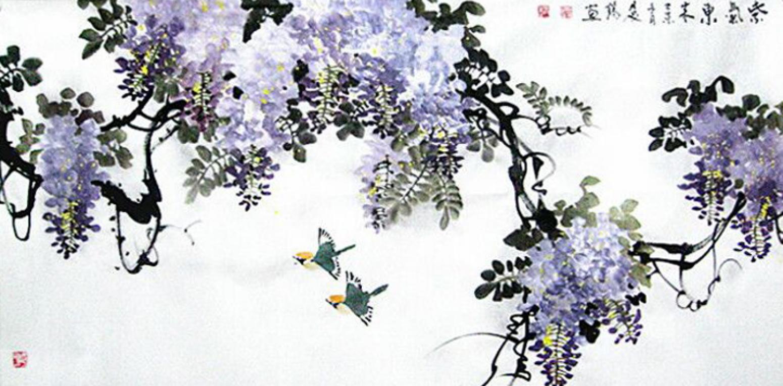 趙振科國畫作品《【紫氣東來】作者趙振科》【圖0】