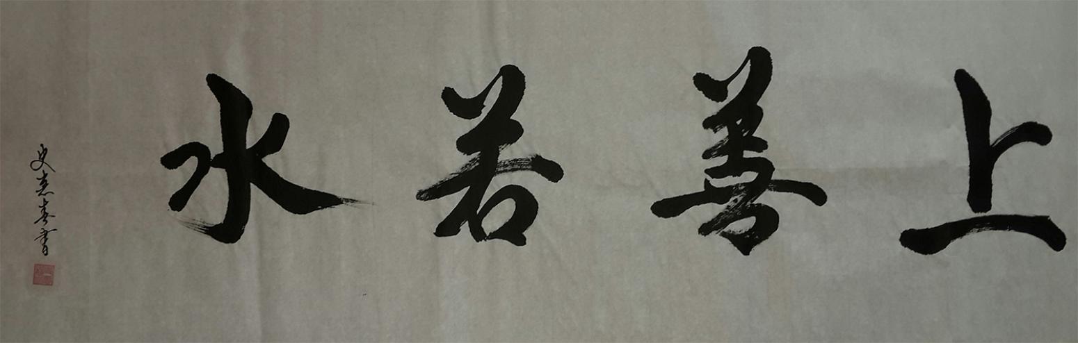 史惠春書法作品《【上善若水】作者史惠春》【圖0】