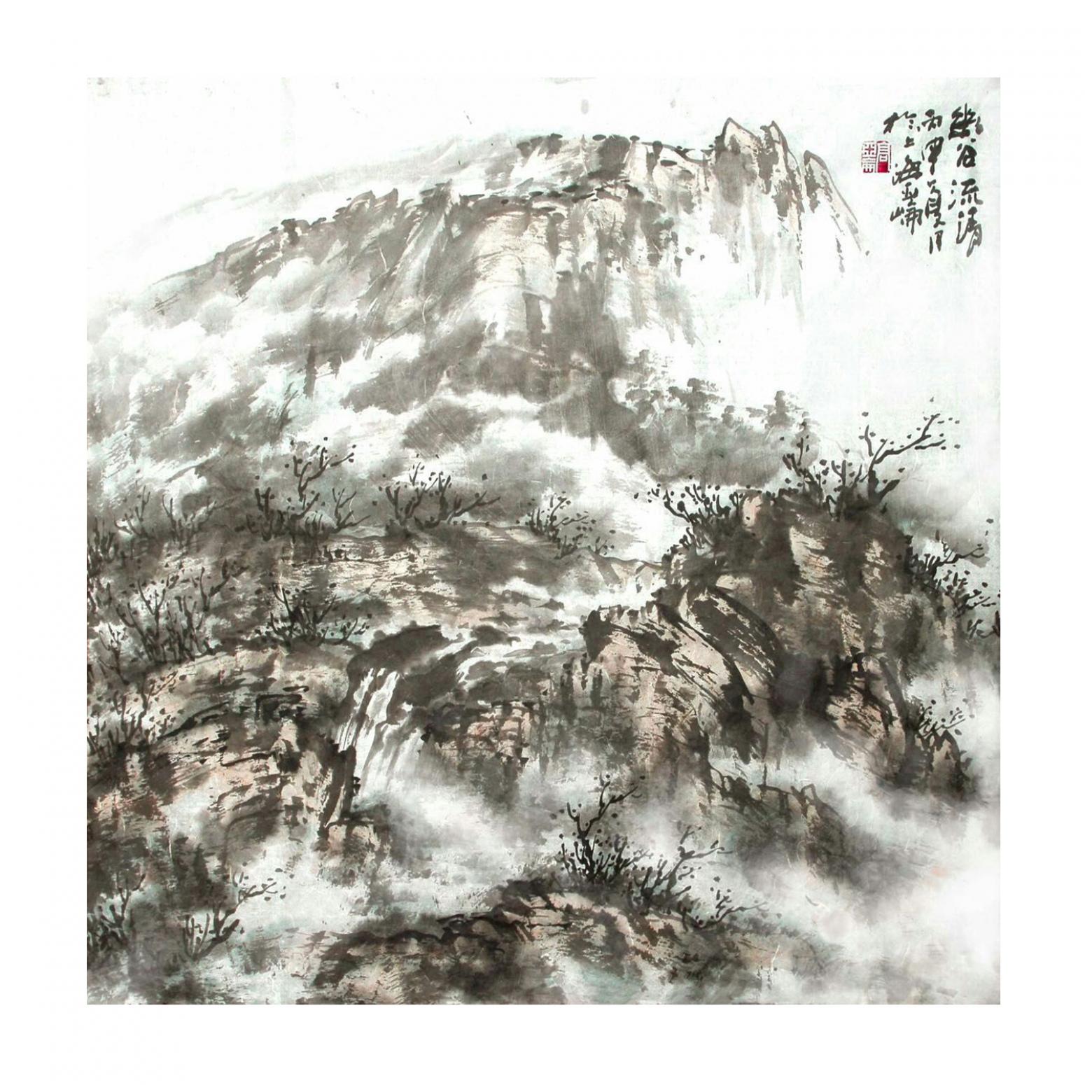 高亞侖國畫作品《【山水6】作者高亞侖》