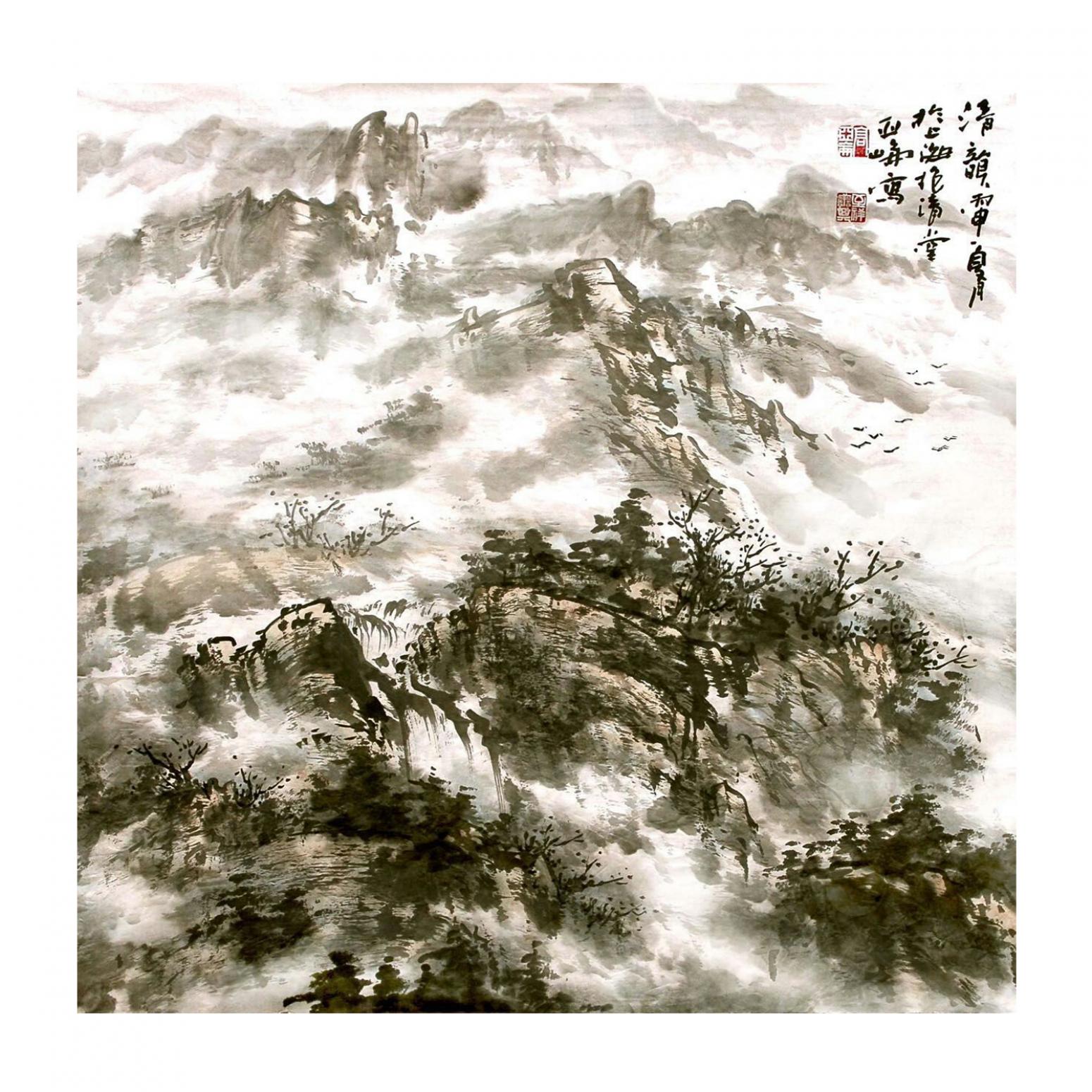 高亞侖國(guó)畫(huà)作品《【山水7】作者高亞侖》