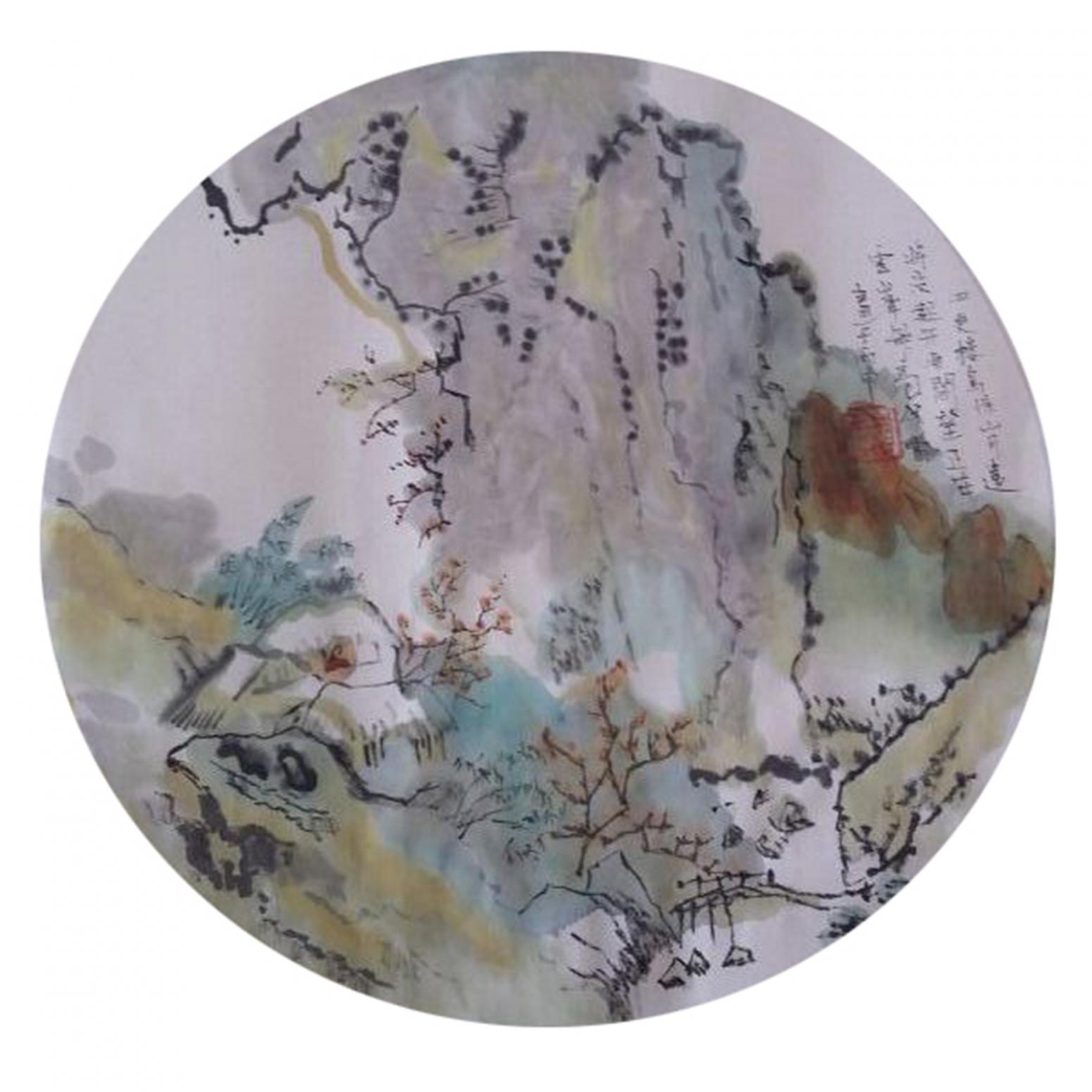王保雷國(guó)畫作品《【山水1】作者王保雷 可定制》