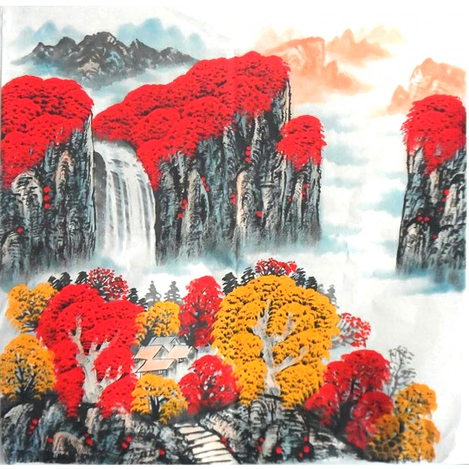 王保雷國(guó)畫(huà)作品《【山水5】作者王保雷 可定制》