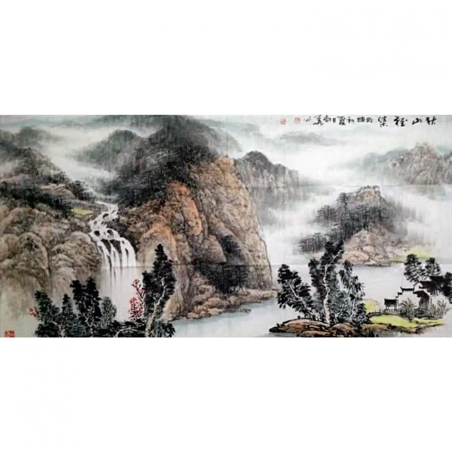 陶尚華國畫作品《【山水3】作者陶尚華》