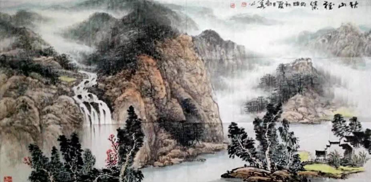陶尚華國畫作品《【山水3】作者陶尚華》【圖0】