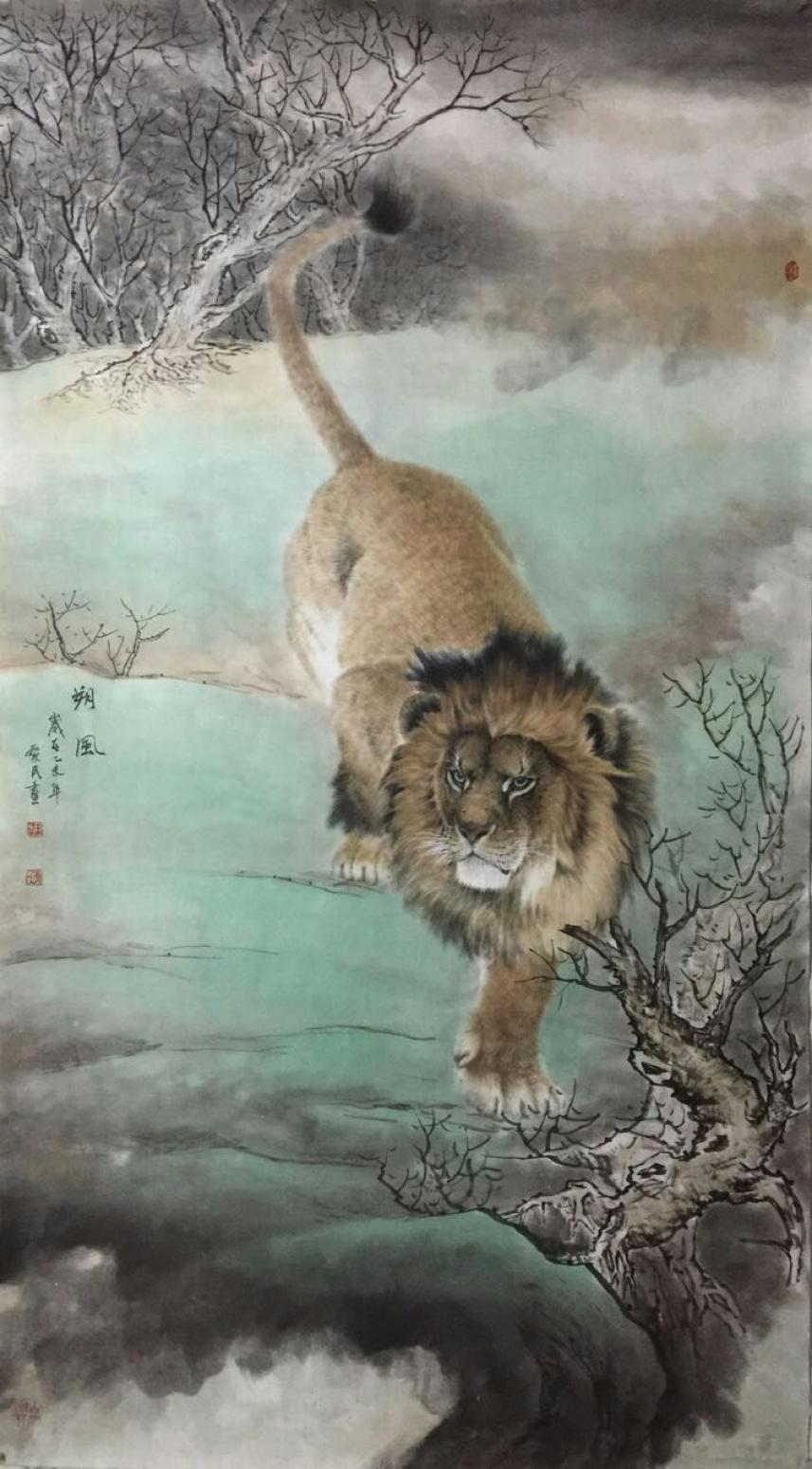 胡愛民國畫作品《【花鳥2】作者胡愛民(可定制)》【圖0】