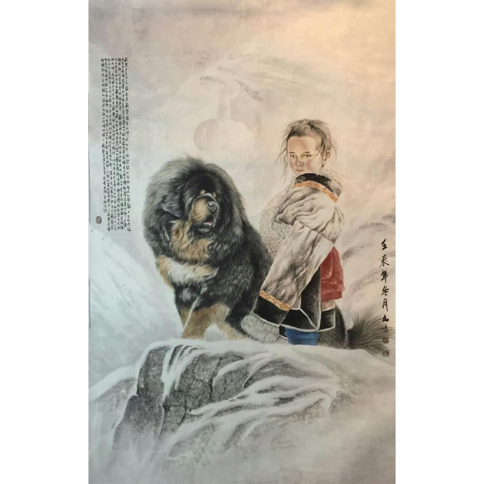 胡愛民國畫作品《【花鳥1】作者胡愛民(可定制)》