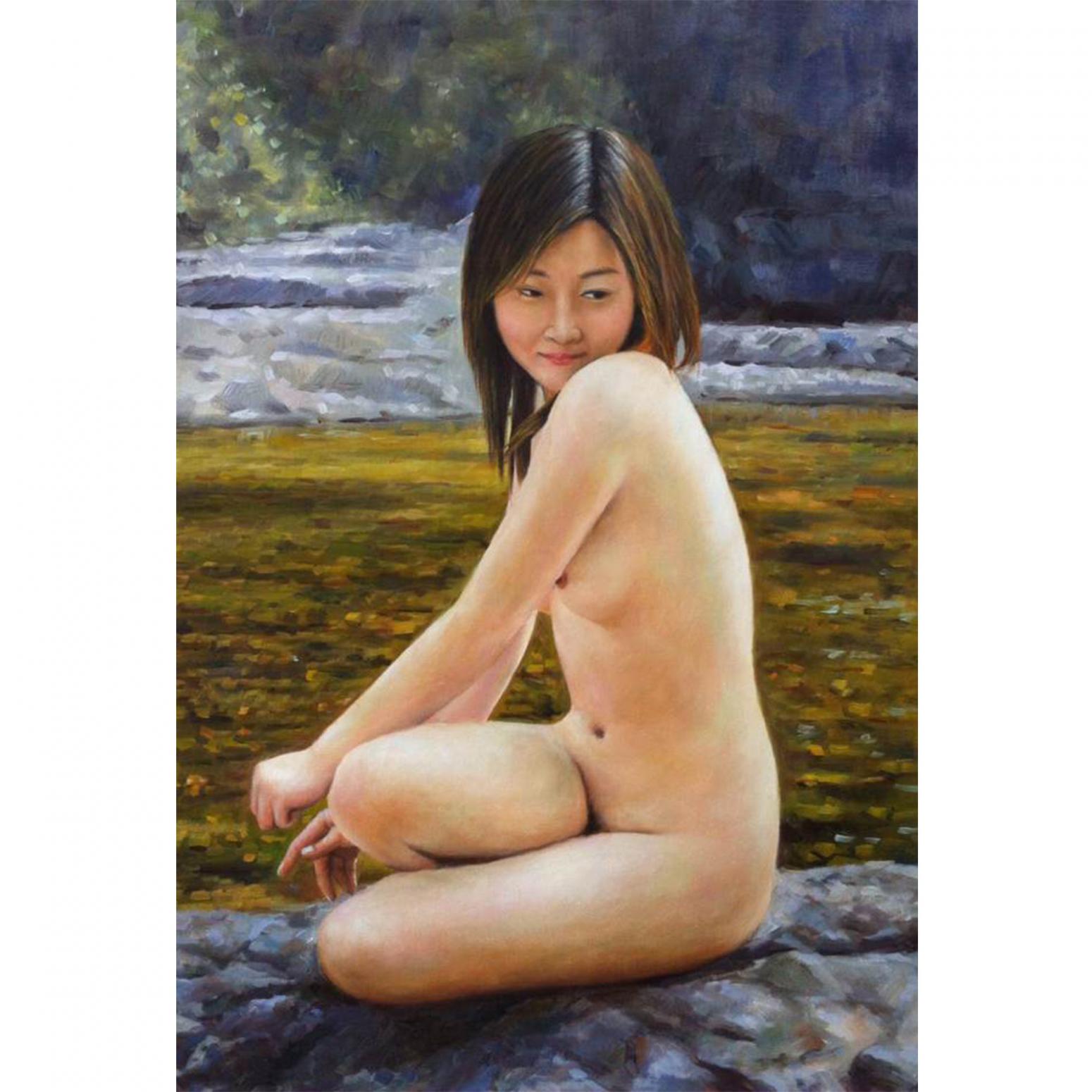 凌振寧油畫作品《【人物油畫3】作者凌振寧》