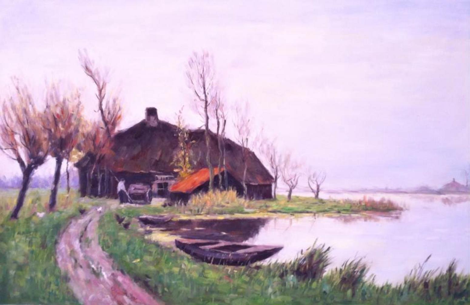 凌振寧油畫作品《風景油畫》【圖0】