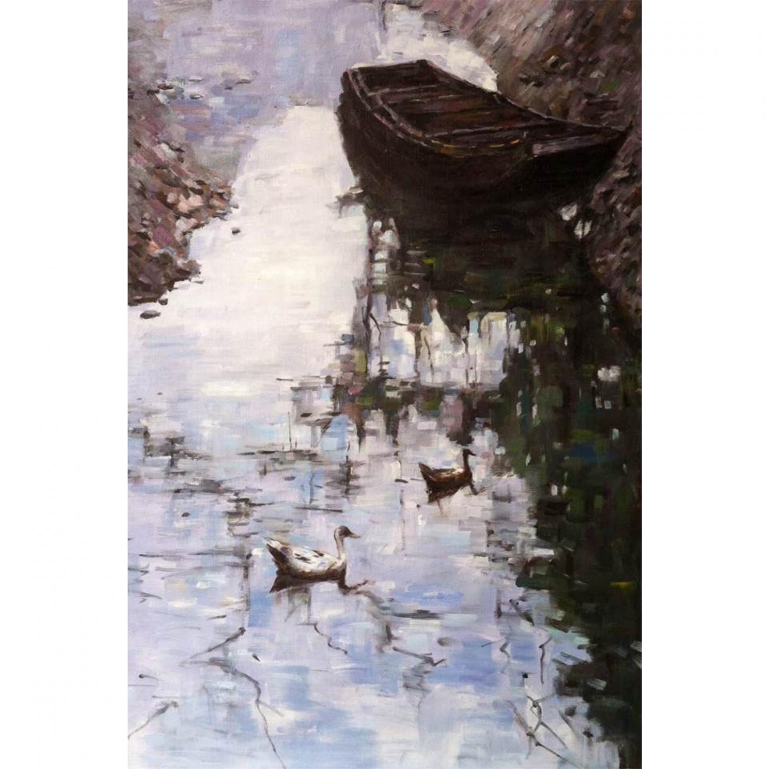 凌振寧油畫作品《【油畫 風(fēng)景】作者凌振寧》