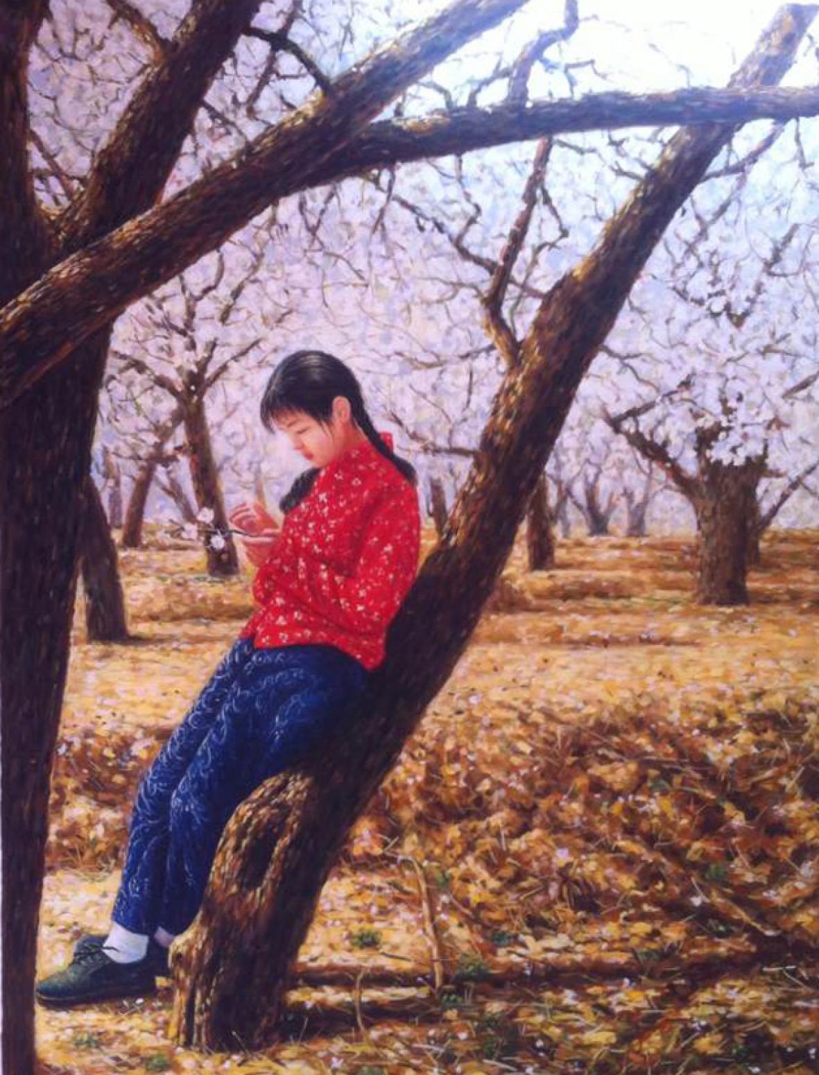 凌振寧油畫(huà)作品《【踩景】作者凌振寧》【圖0】