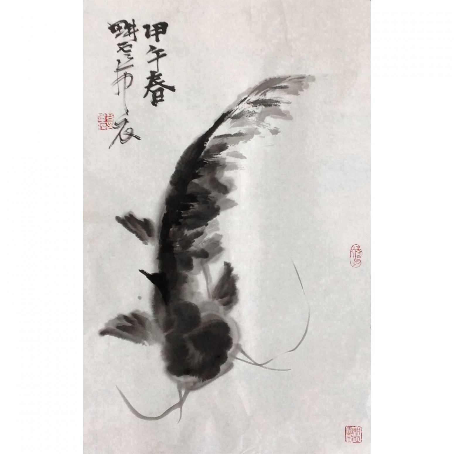 龔光萬(wàn)國(guó)畫(huà)作品《【花鳥(niǎo)6】作者龔光萬(wàn)》