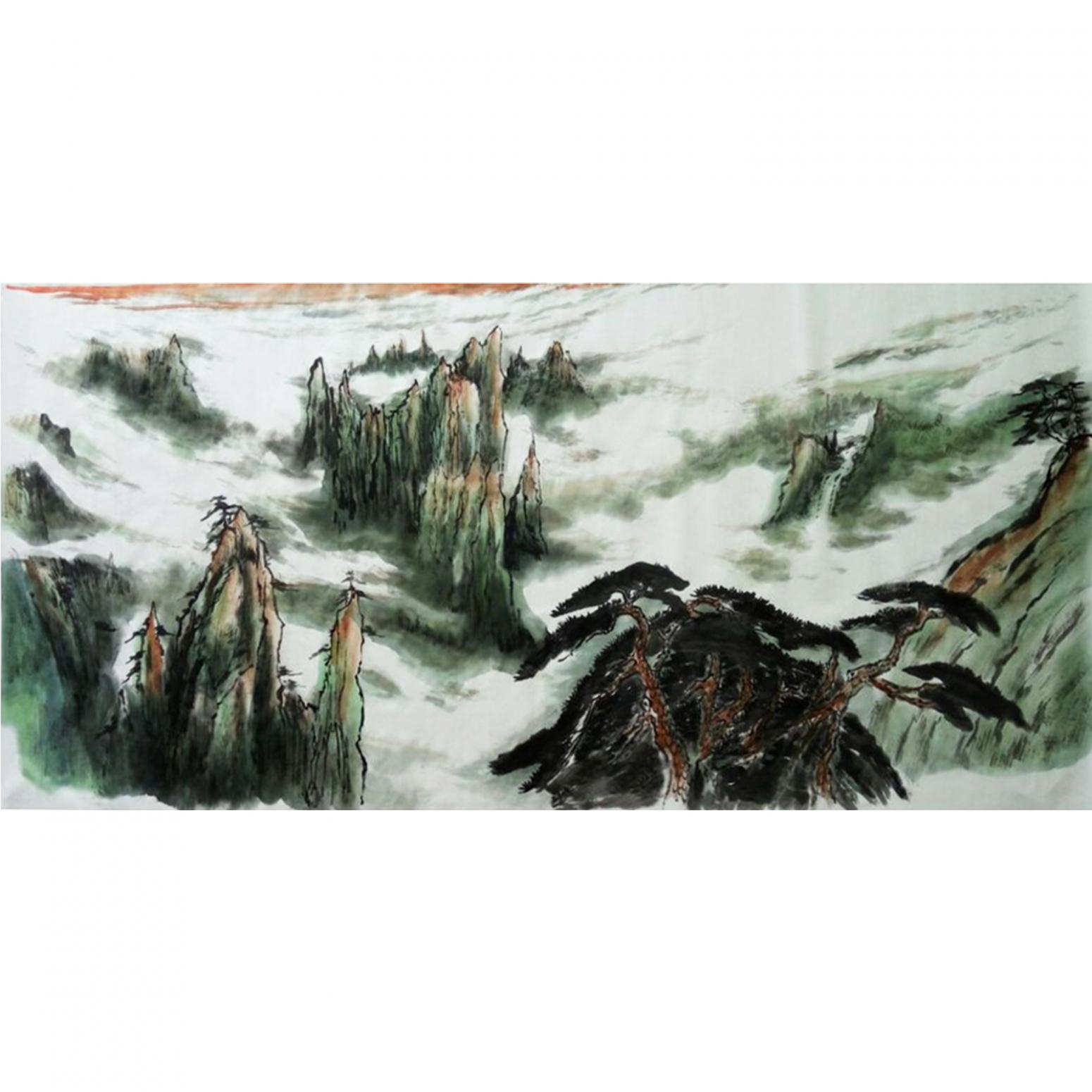章榮康國(guó)畫作品《【山水1】作者章榮康》