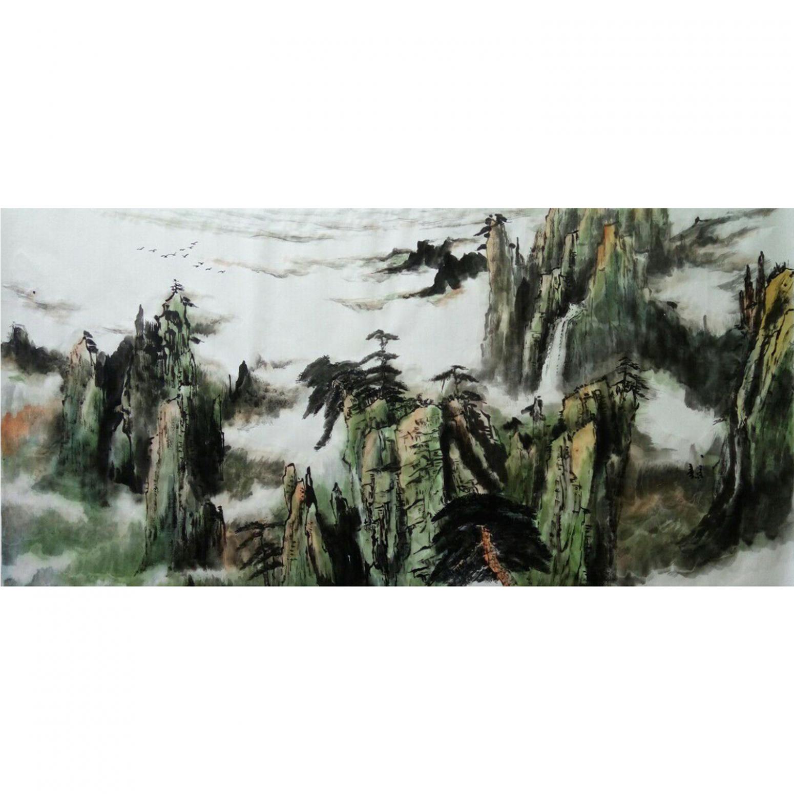 章榮康國畫作品《【山水9】作者章榮康》