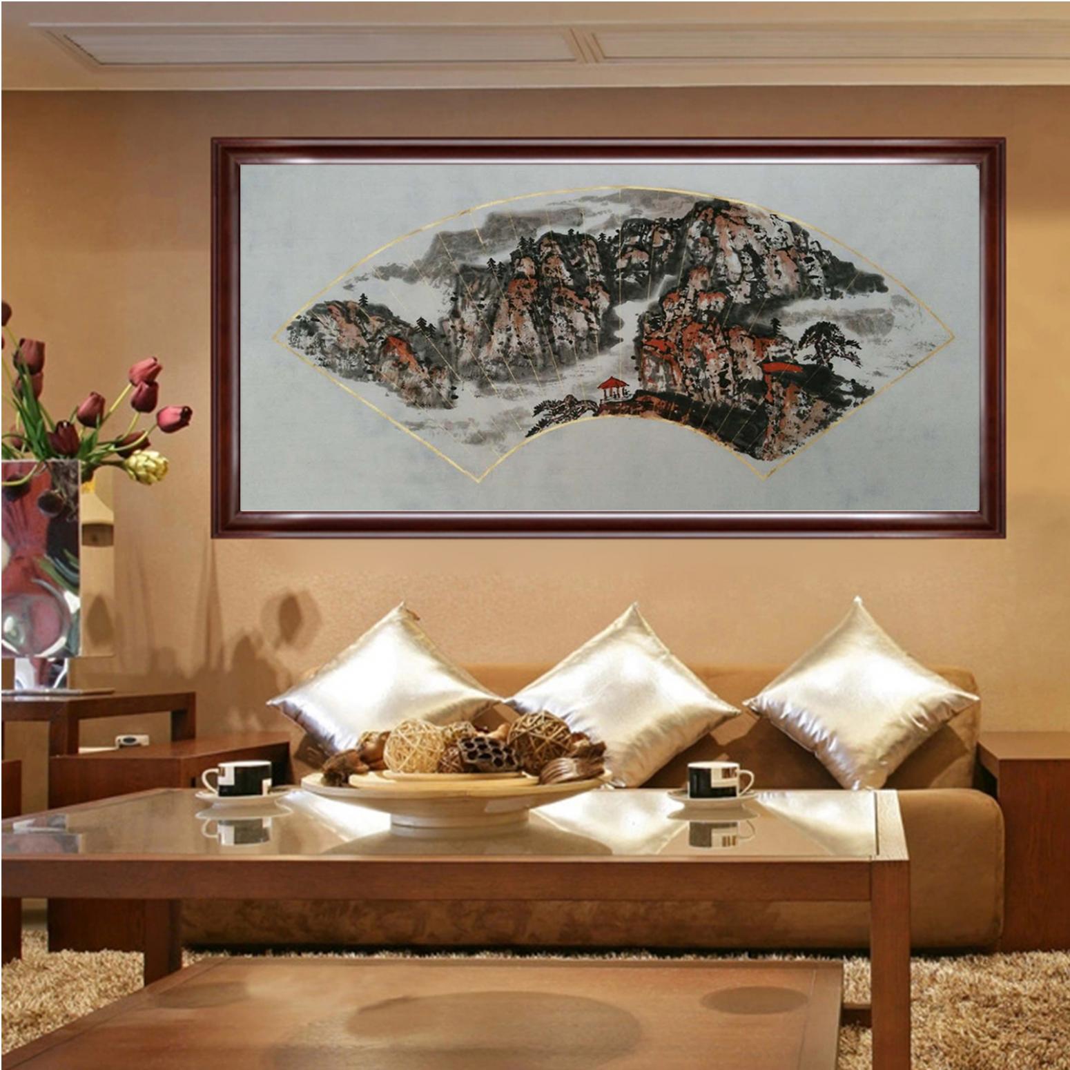 曾慶杰國畫作品《【扇面08】作者曾慶杰》【圖3】