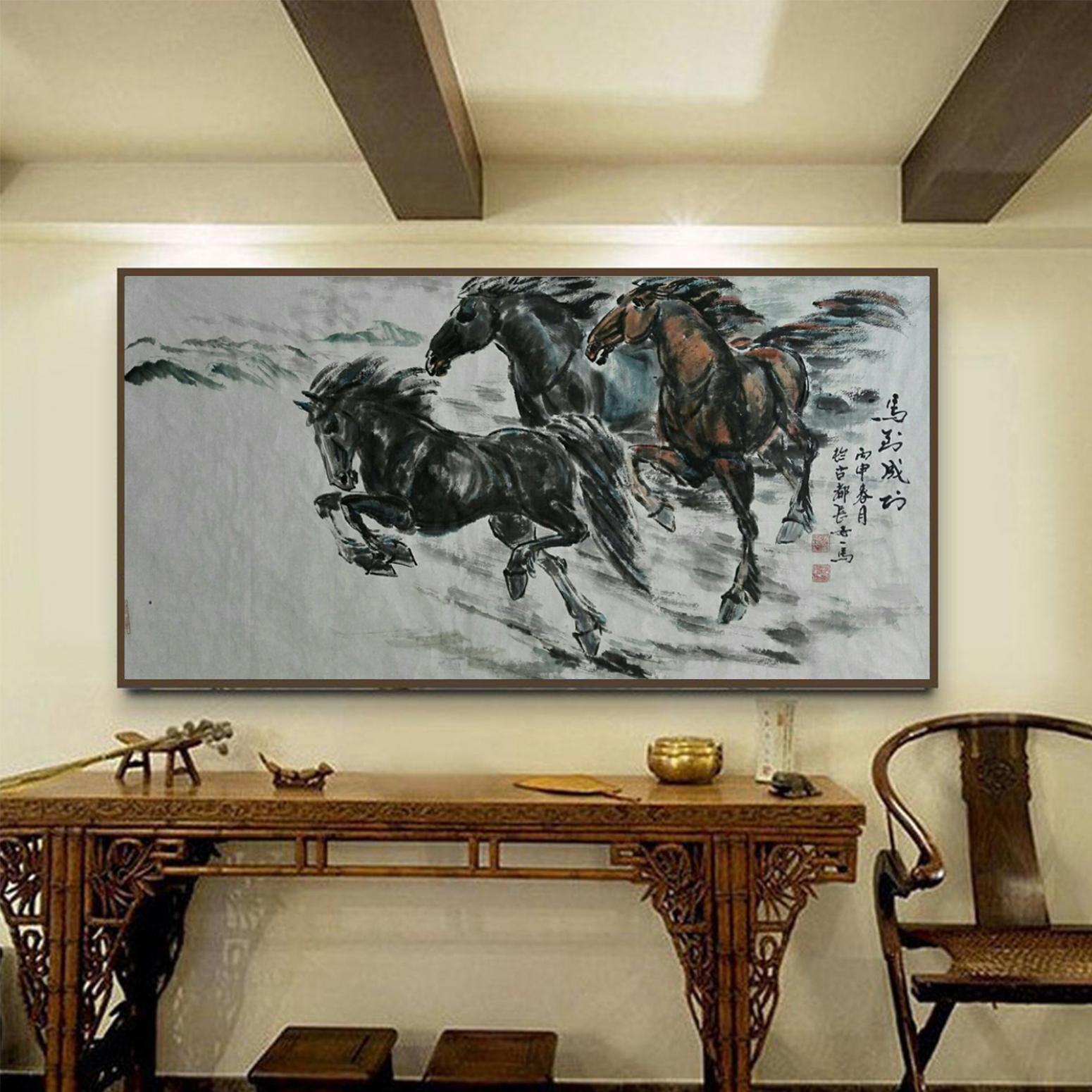 邵西安國(guó)畫(huà)作品《【奔馳】作者邵西安》【圖3】