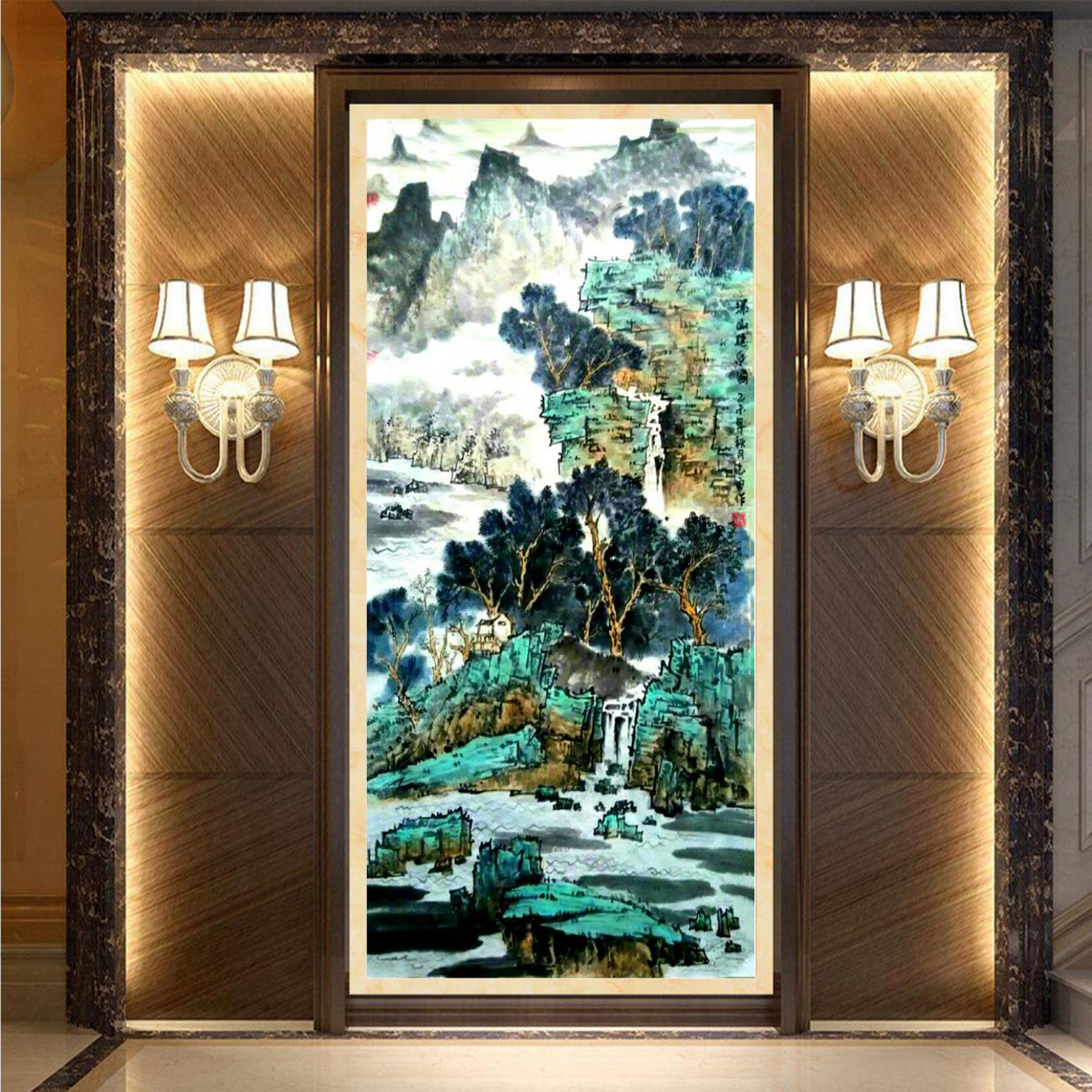 何志勇國(guó)畫作品《【財(cái)源廣進(jìn)】作者何志勇》【圖3】