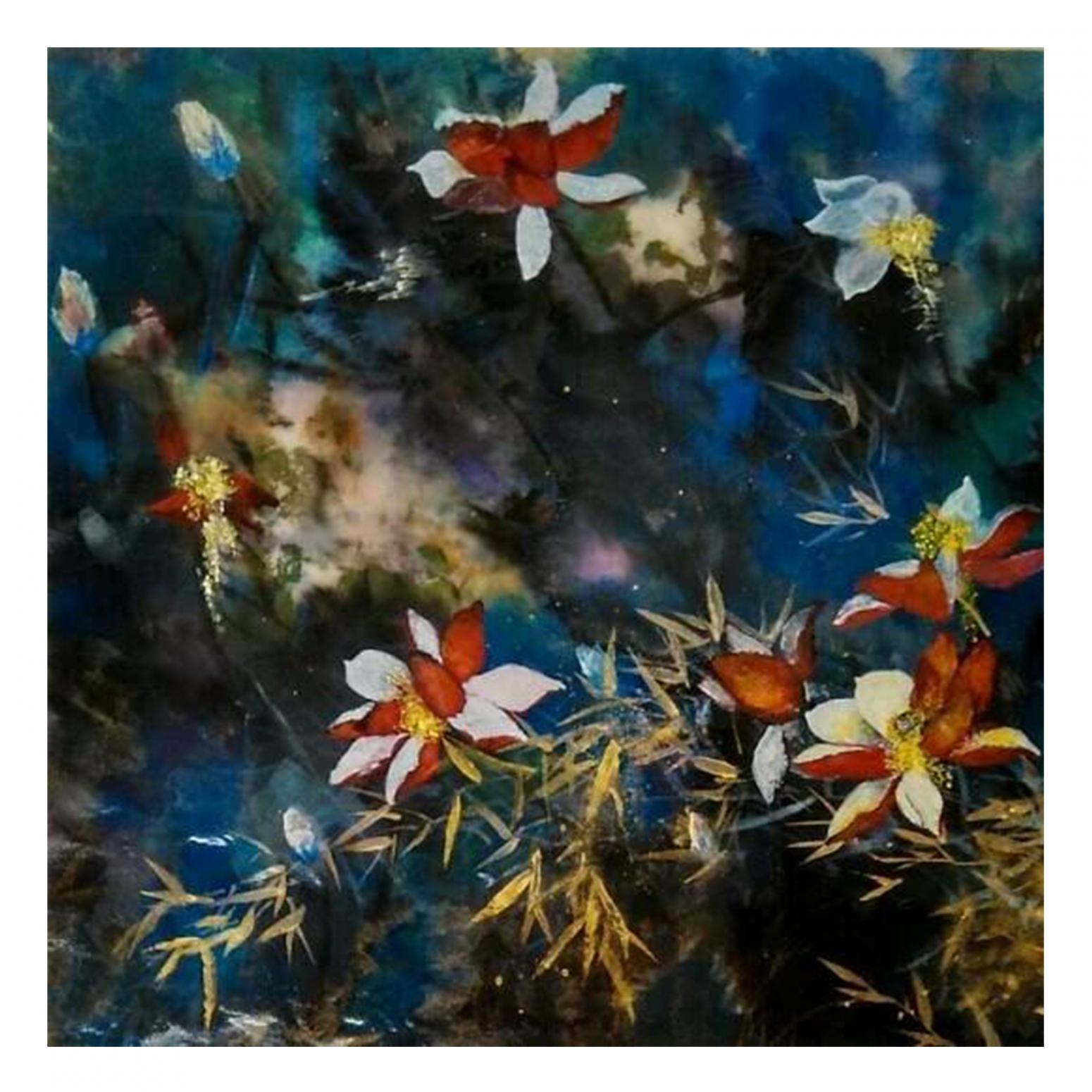 李顏國畫作品《【水彩1】作者李顏》