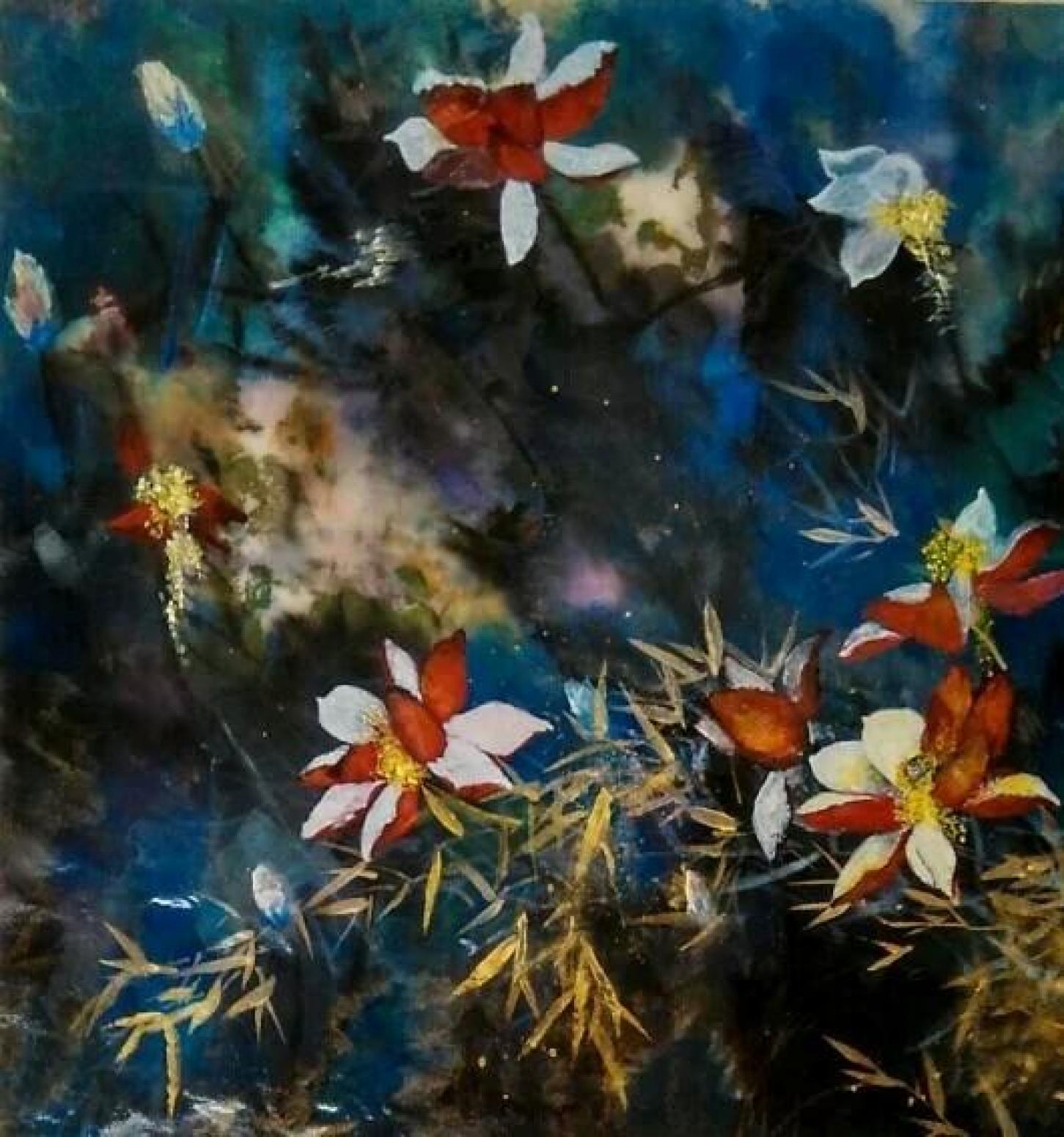 李顏國畫作品《【水彩1】作者李顏》【圖0】