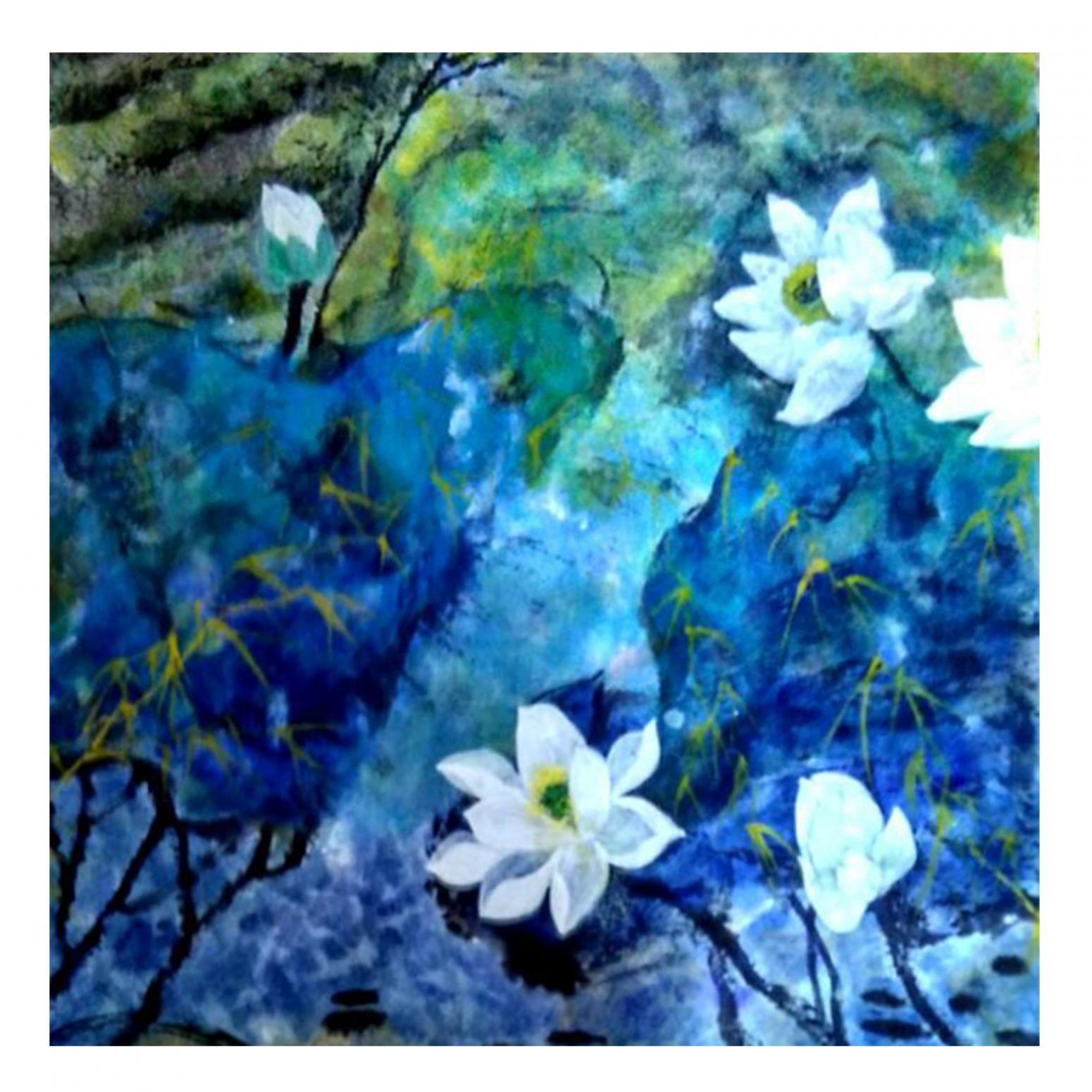 李顏國(guó)畫作品《【水彩7】作者李顏》