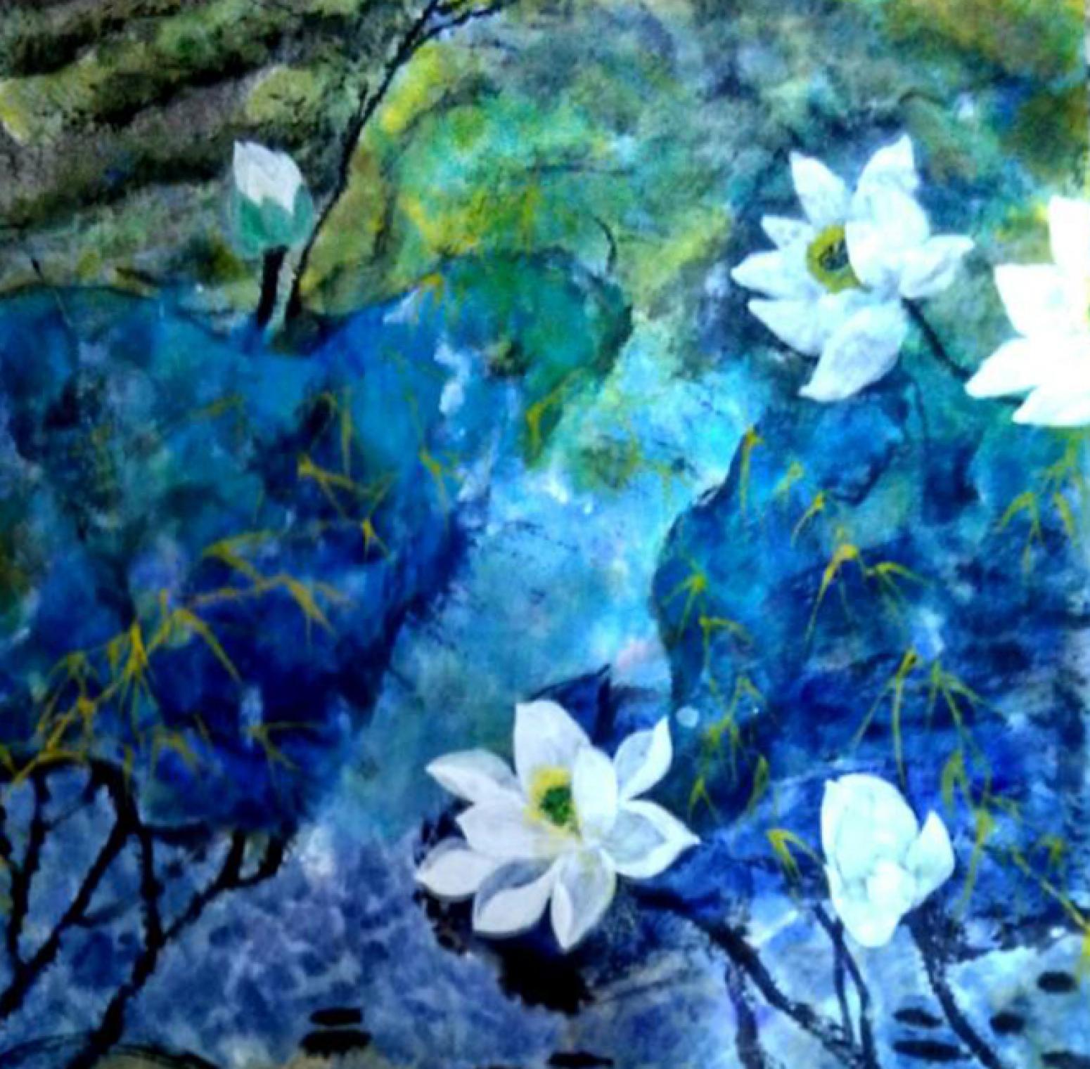 李顏國(guó)畫作品《【水彩7】作者李顏》【圖0】