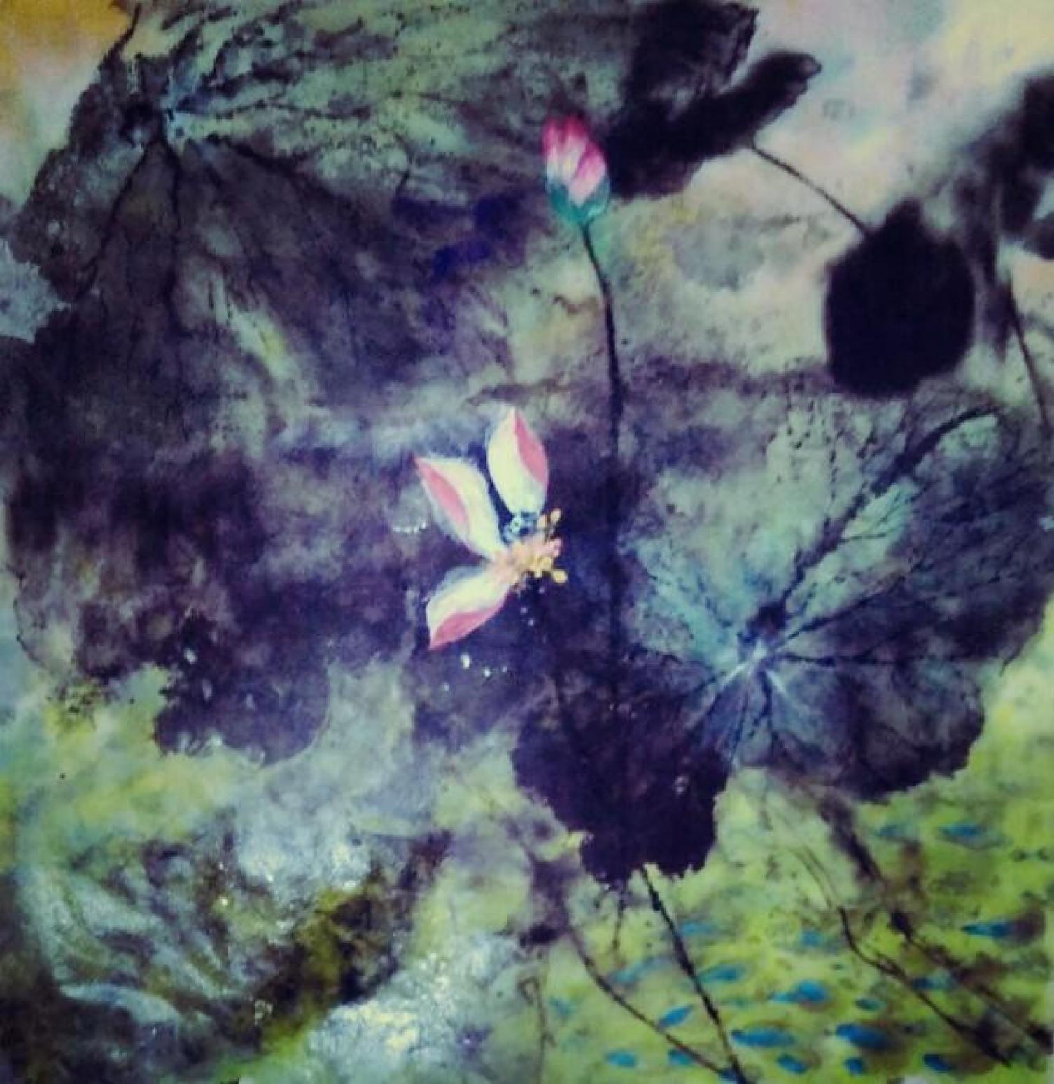 李顏國(guó)畫作品《【水彩11】作者李顏》【圖0】