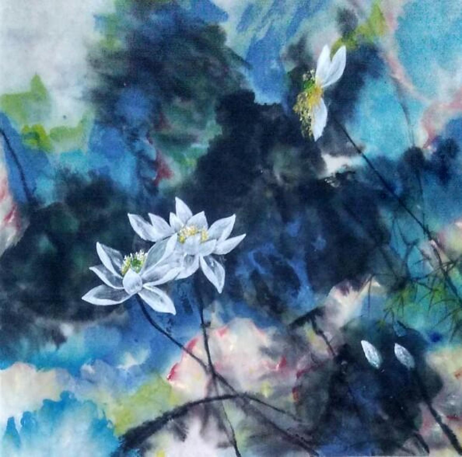 李顏國畫作品《【水彩14】作者李顏》【圖0】