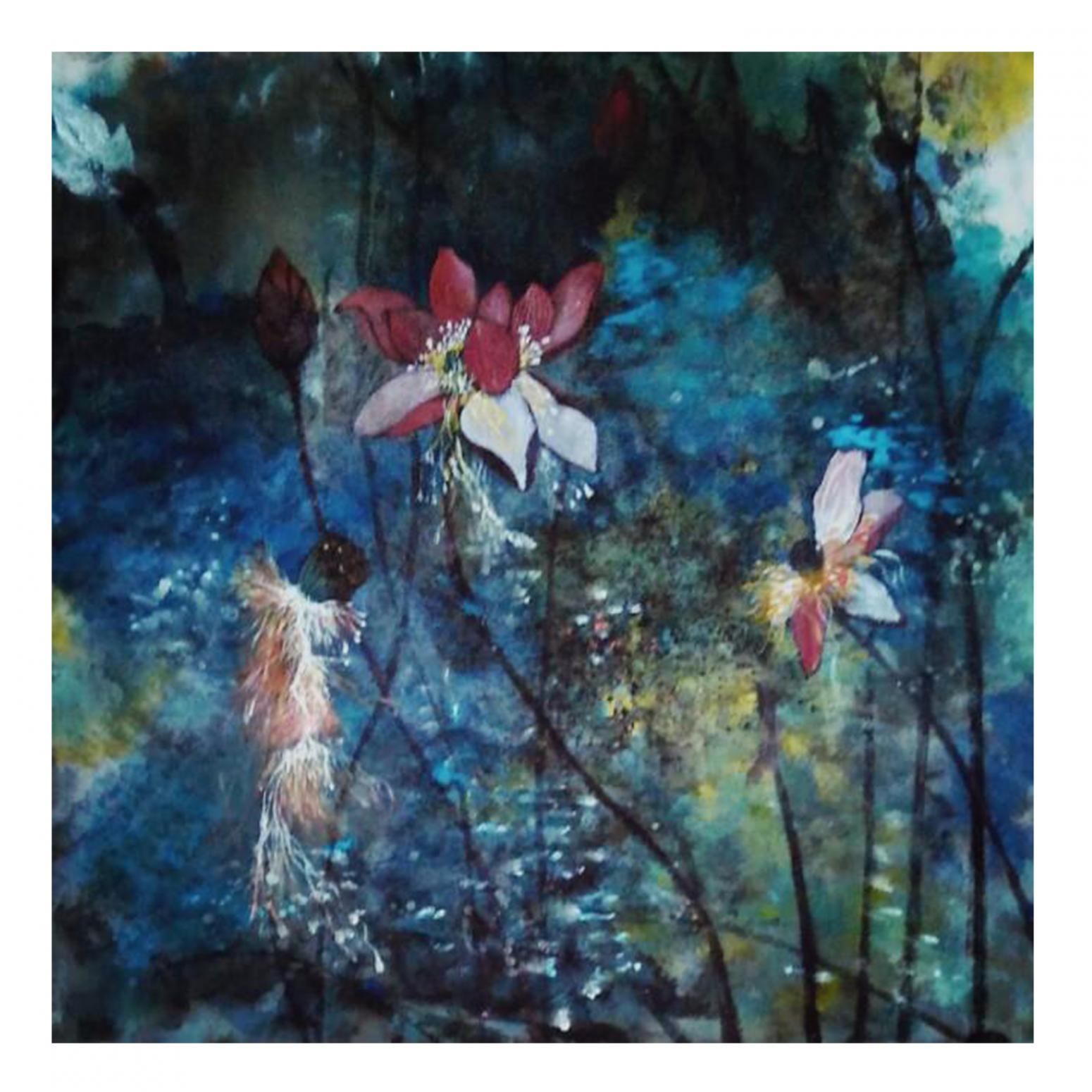 李顏國(guó)畫(huà)作品《【水彩16】作者李顏》