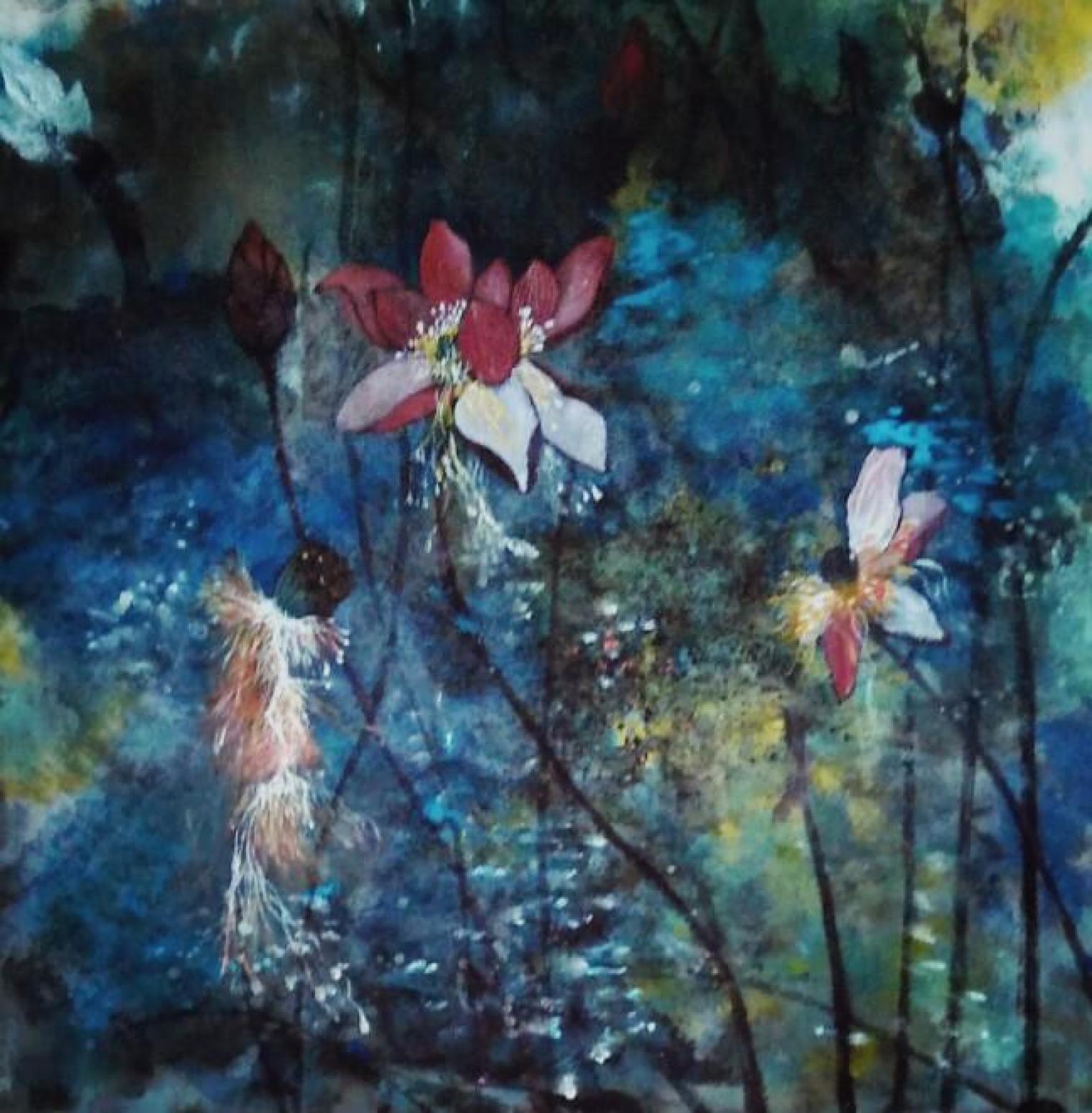 李顏國(guó)畫(huà)作品《【水彩16】作者李顏》【圖0】