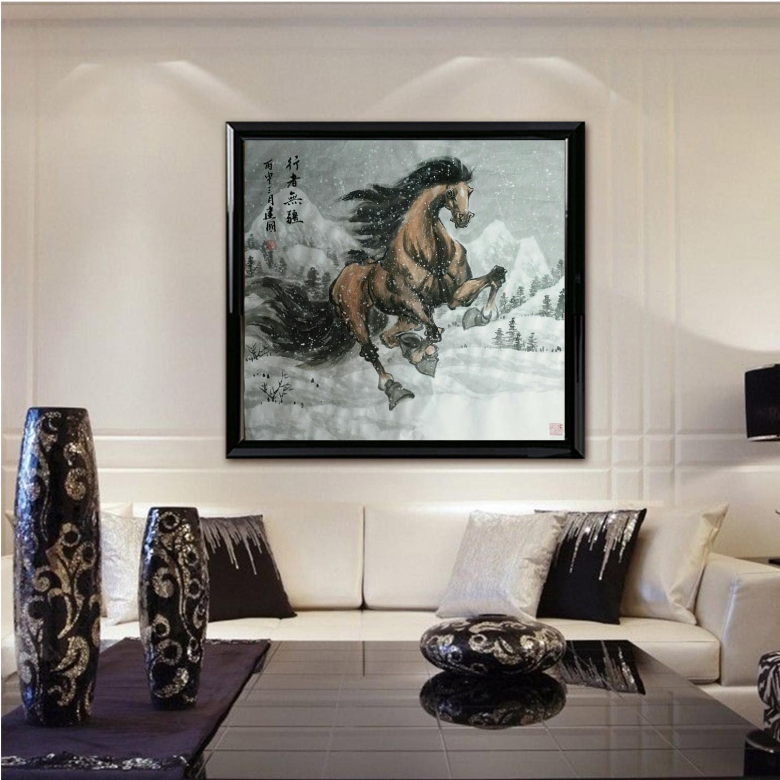 劉建國(guó)國(guó)畫作品《【行者無疆】作者劉建國(guó)》【圖3】