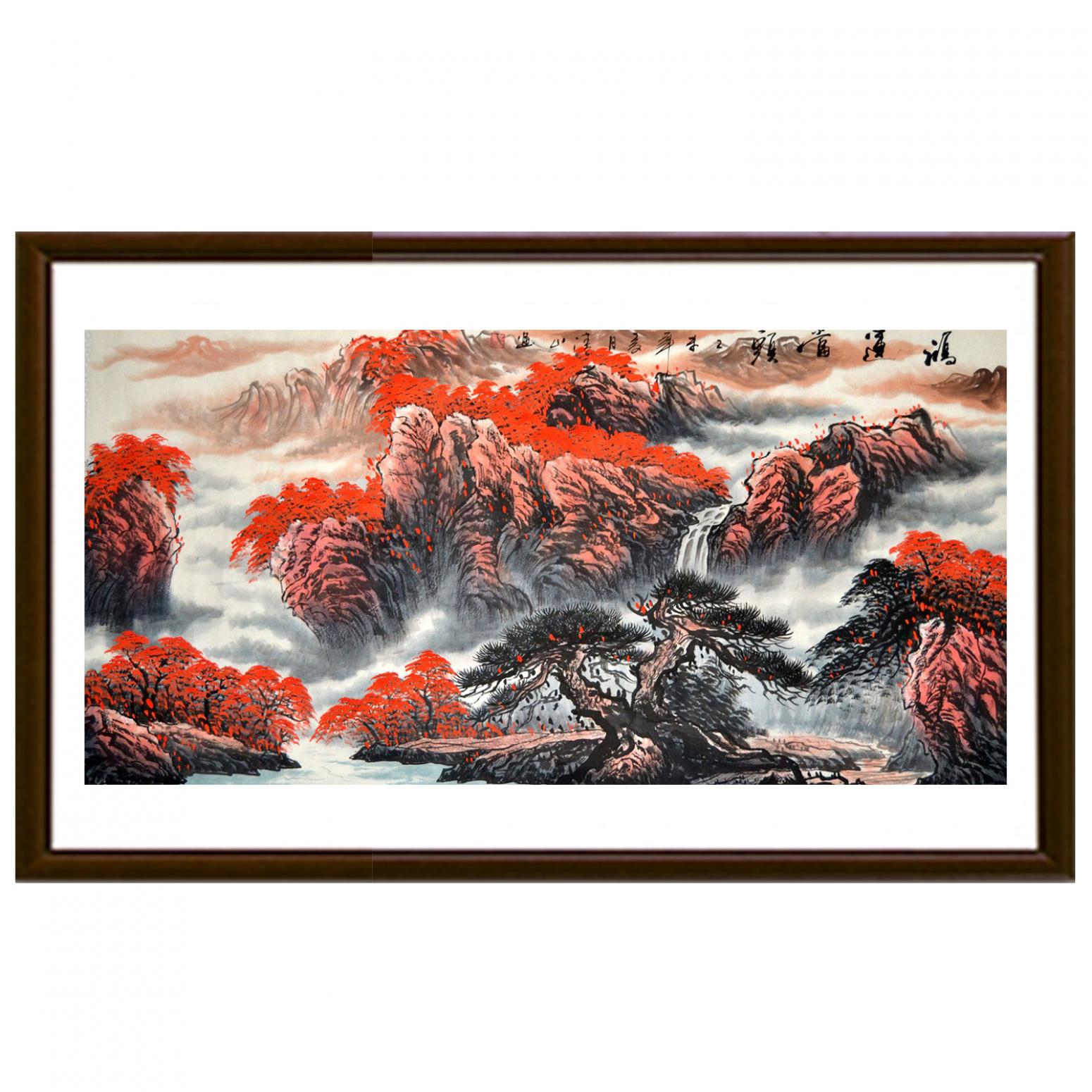 李清山國畫作品《【鴻運(yùn)當(dāng)頭2】作者李清山》【圖2】