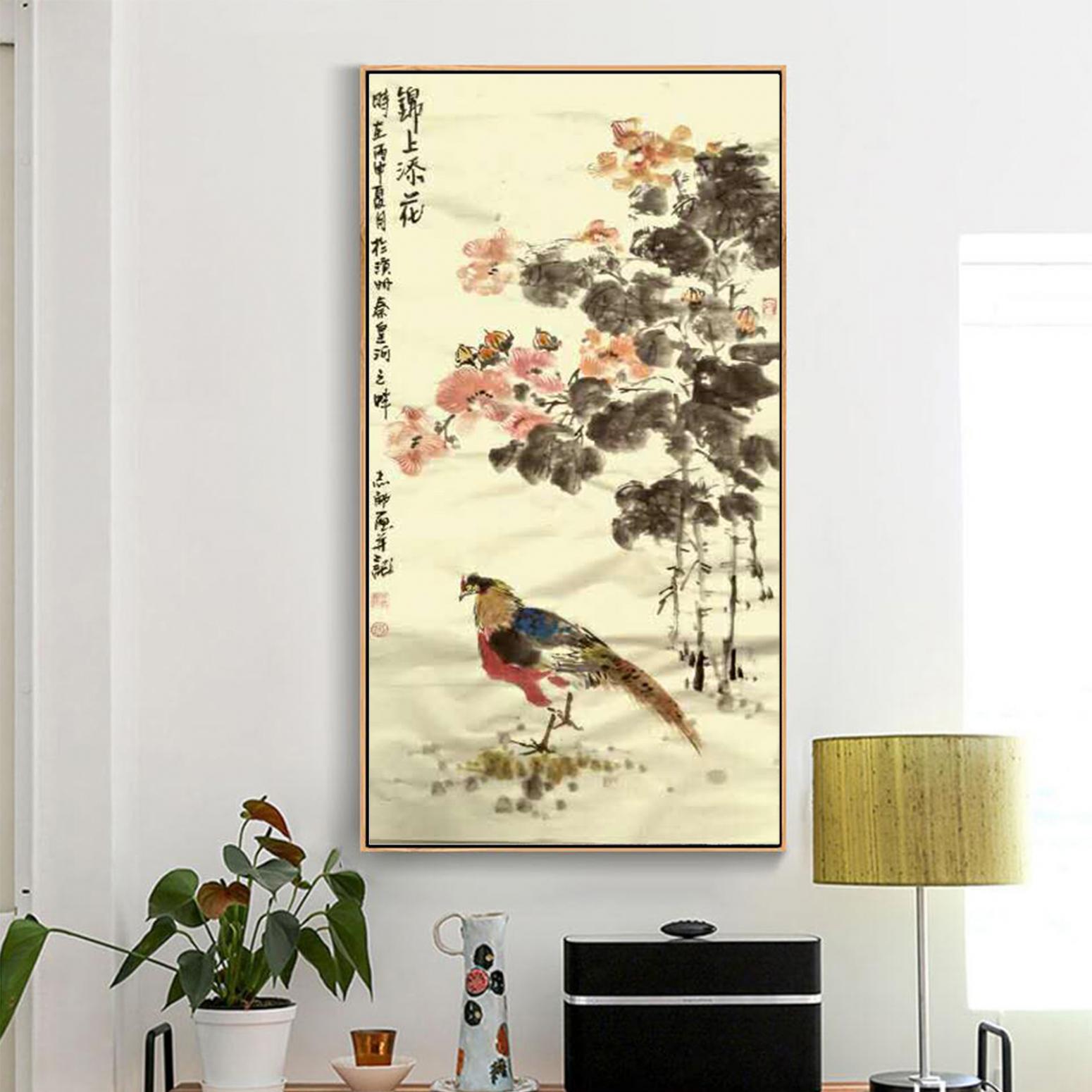 何志勇國(guó)畫(huà)作品《【錦上添花】作者何志勇》【圖3】