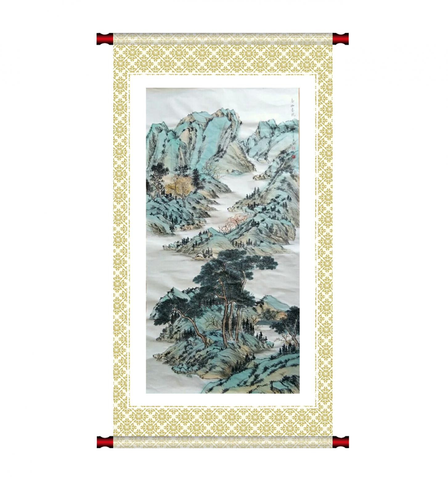 陳亞龍國(guó)畫(huà)作品《【山水1】作者陳亞龍》【圖1】