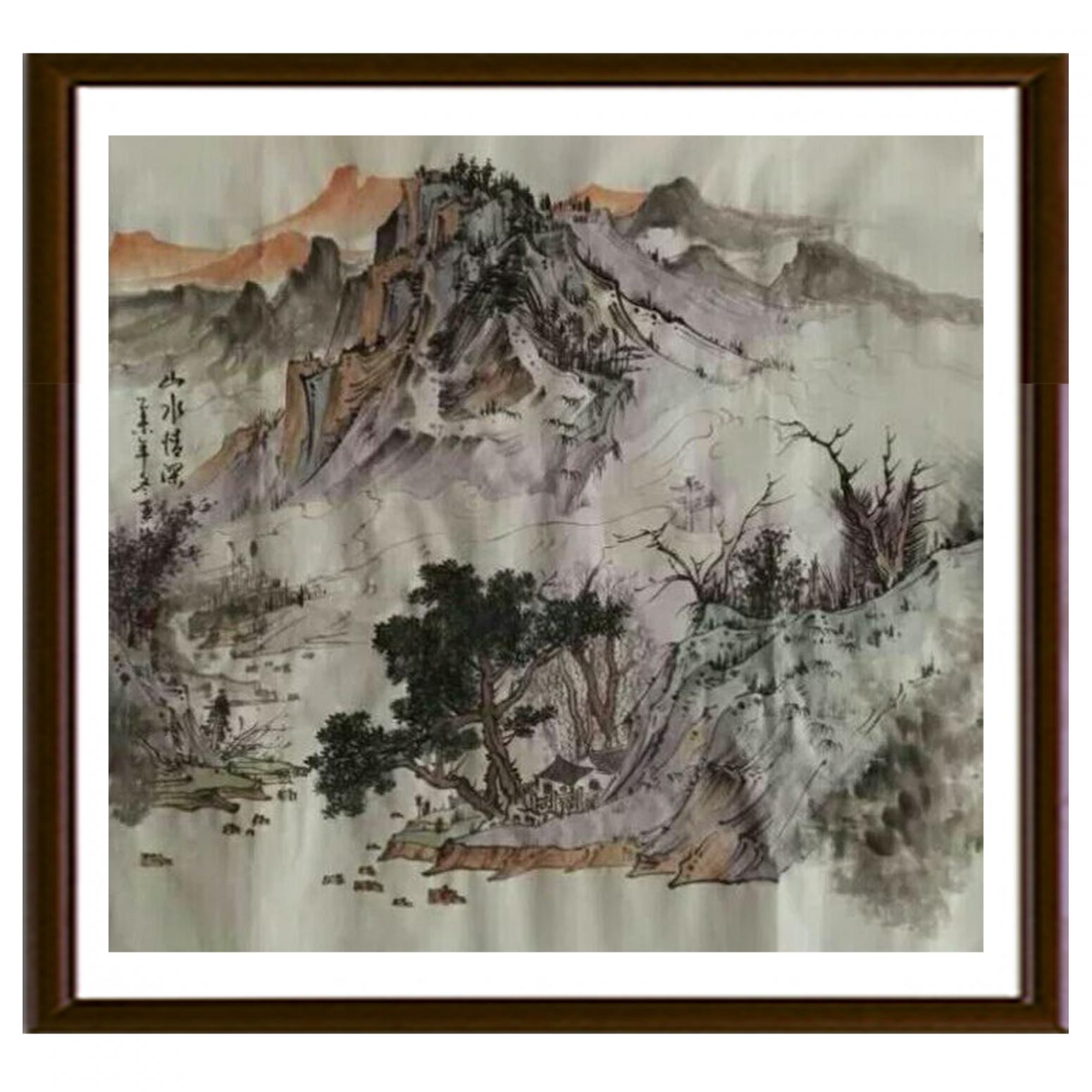 陳亞龍國(guó)畫(huà)作品《【山水6】作者陳亞龍》【圖2】