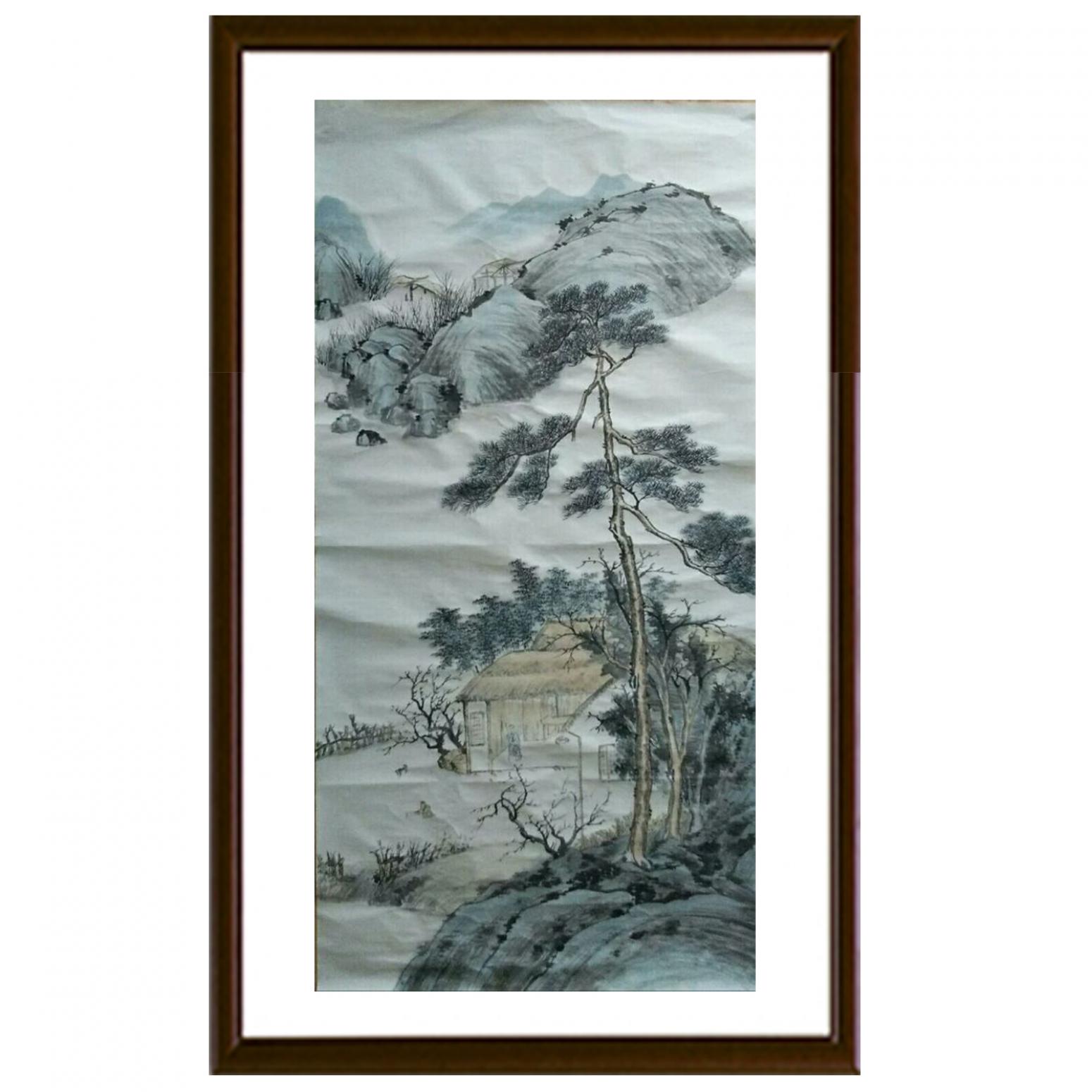 陳亞龍國(guó)畫(huà)作品《【山水9】作者陳亞龍》【圖1】