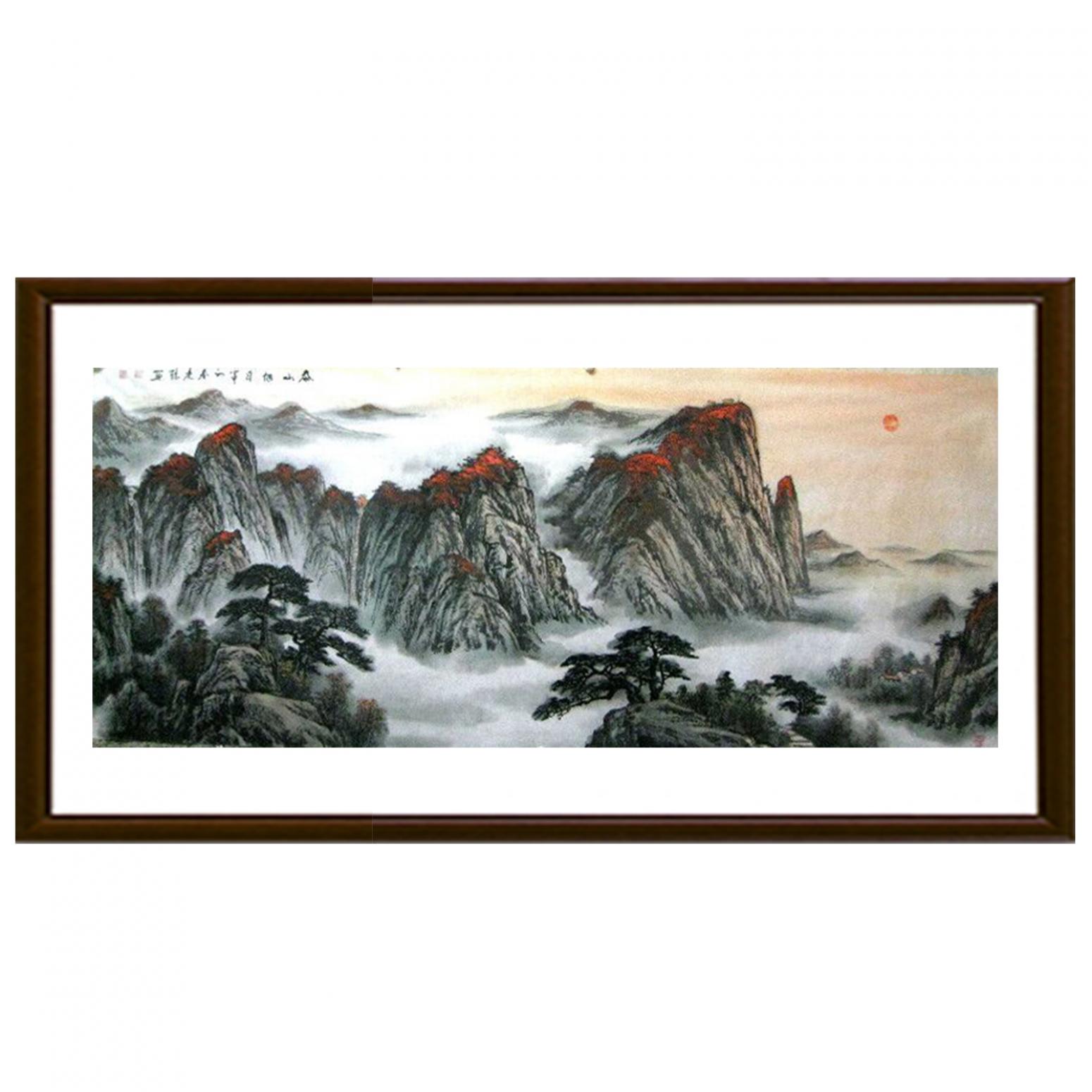 趙振科國(guó)畫作品《【山水1】作者趙振科》【圖1】